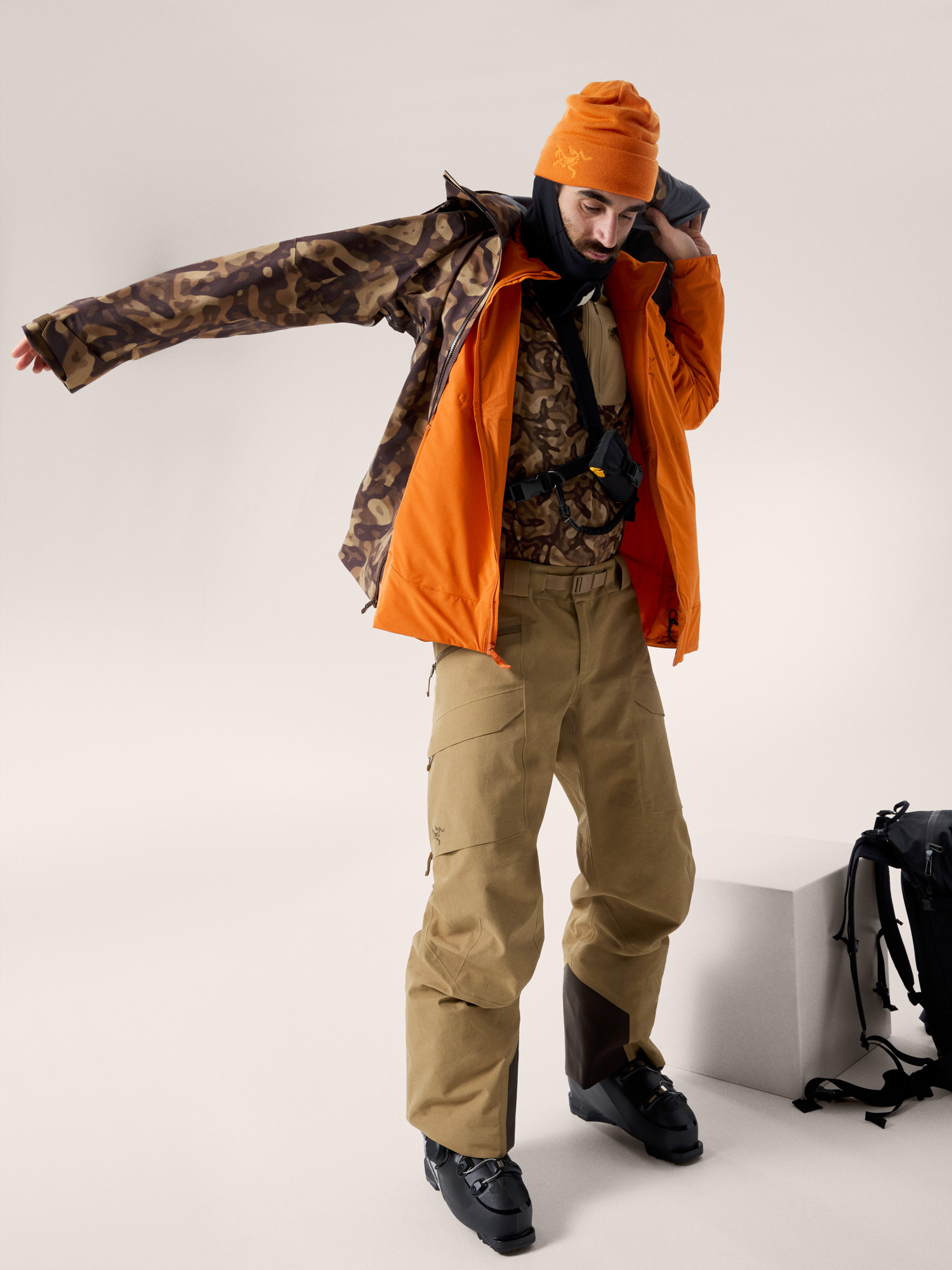 Rho LT Zip Neck Print Men's | Arc'teryx Outlet