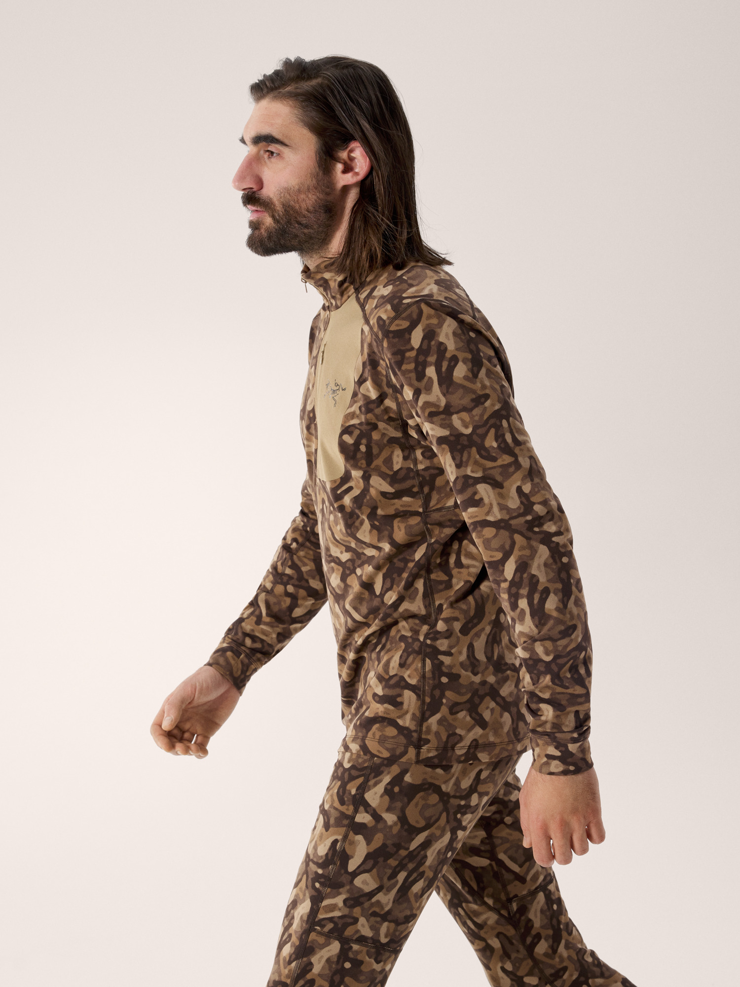 Rho LT Zip Neck Print Men's | Arc'teryx Outlet