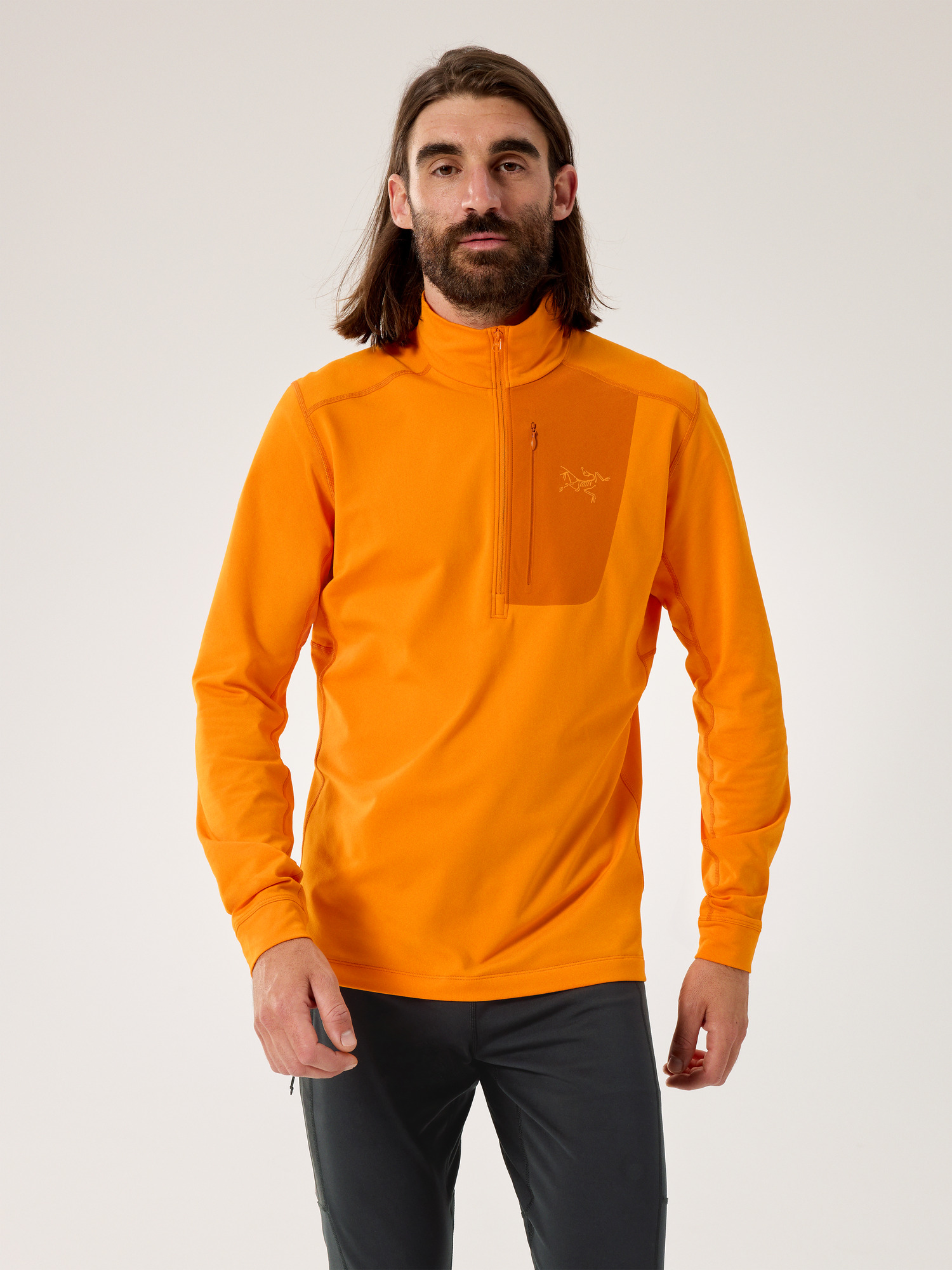 Rho LT Zip Neck Men's | Arc'teryx Canada