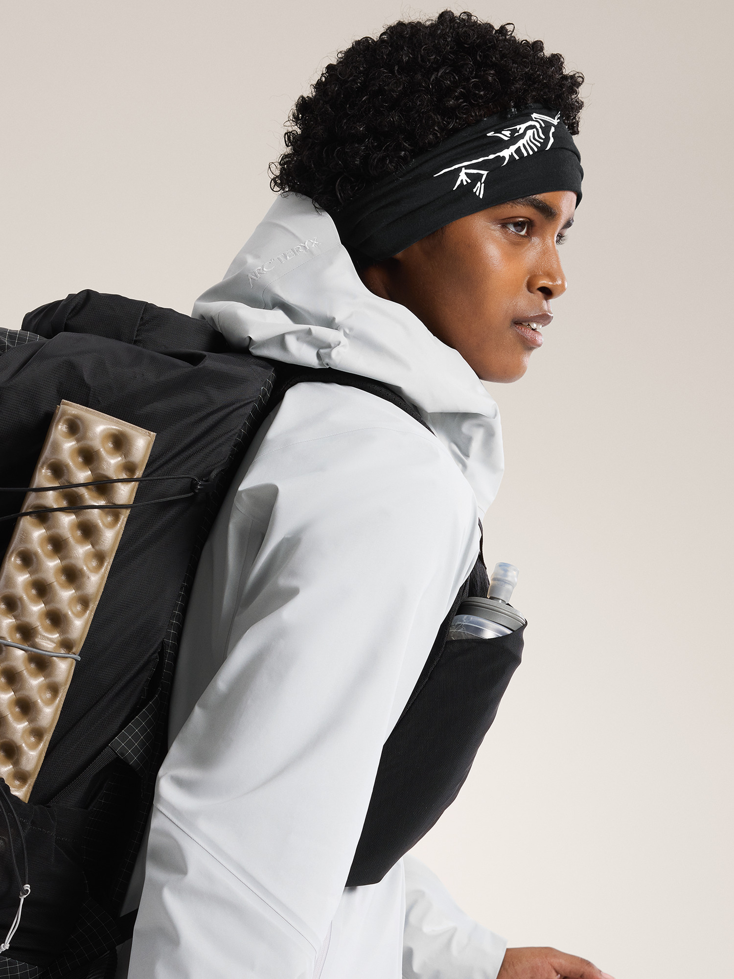 【Arc'teryx】SATORO・バードロゴ・ウール混紡ヘッドバンド Satoro Merino Headband | Arc'teryx