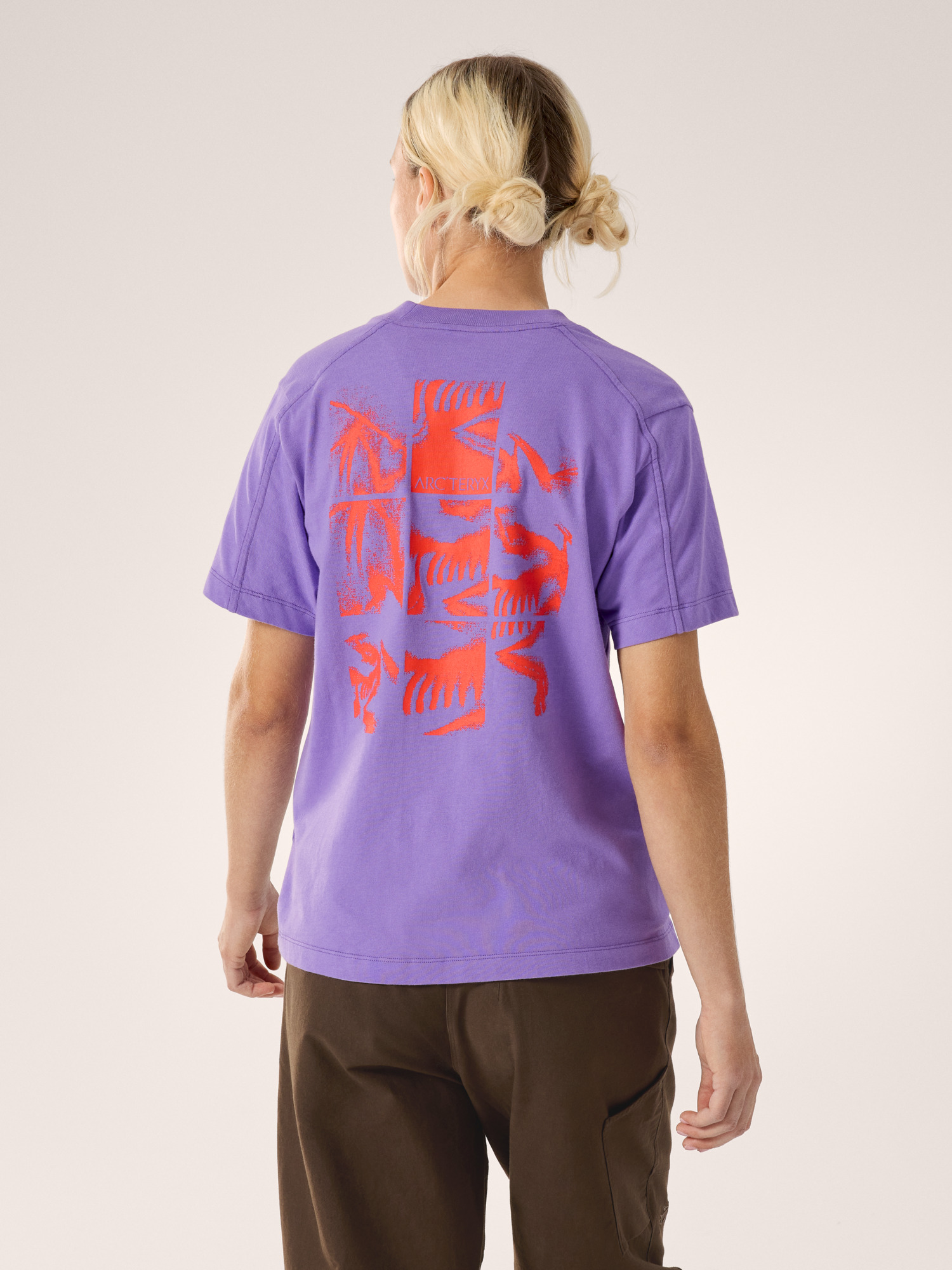 Kragg Cotton Bird Tile Crew Shirt SS Women's