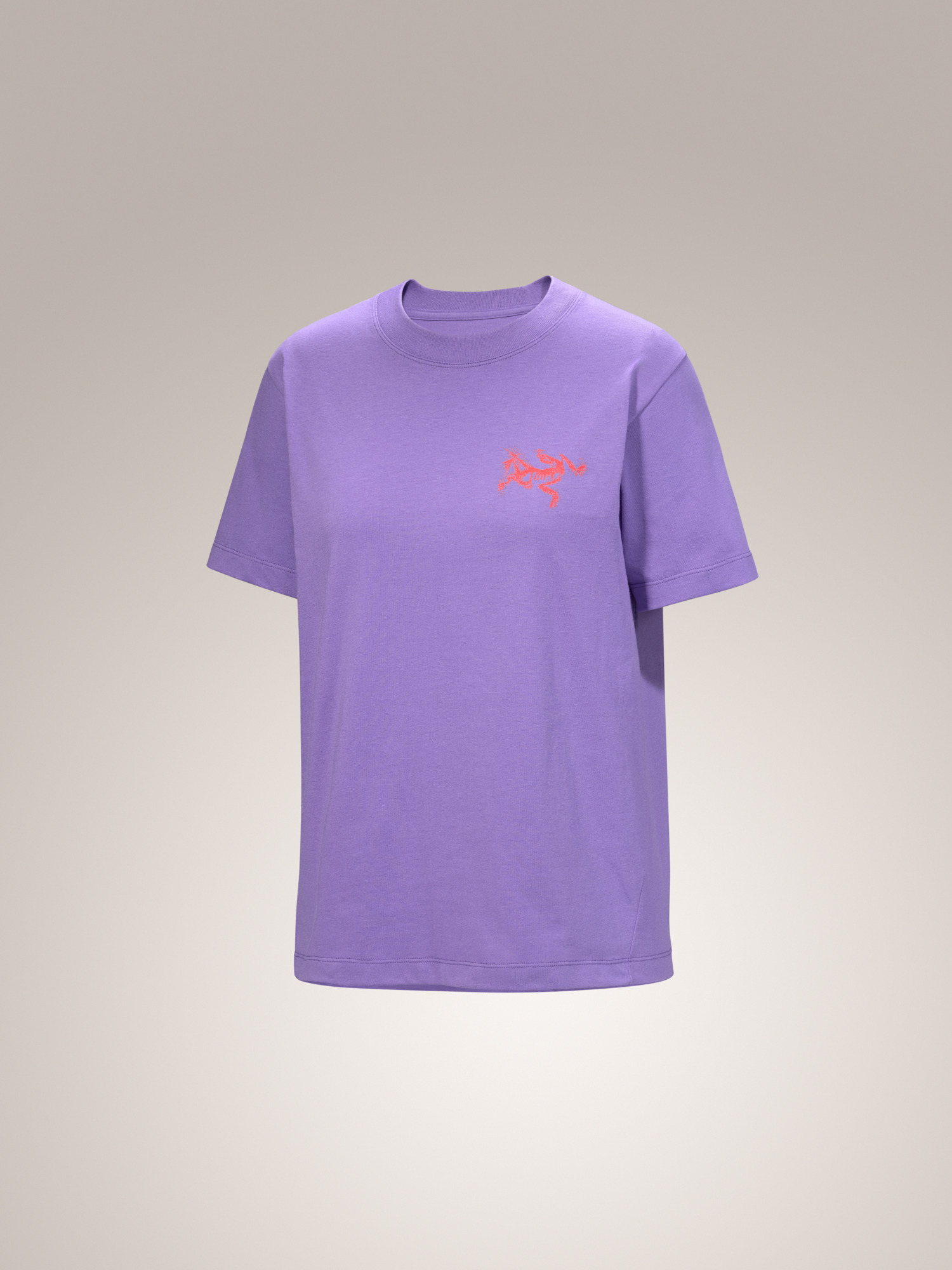 Kragg Cotton Bird Tile Crew Shirt SS Women's