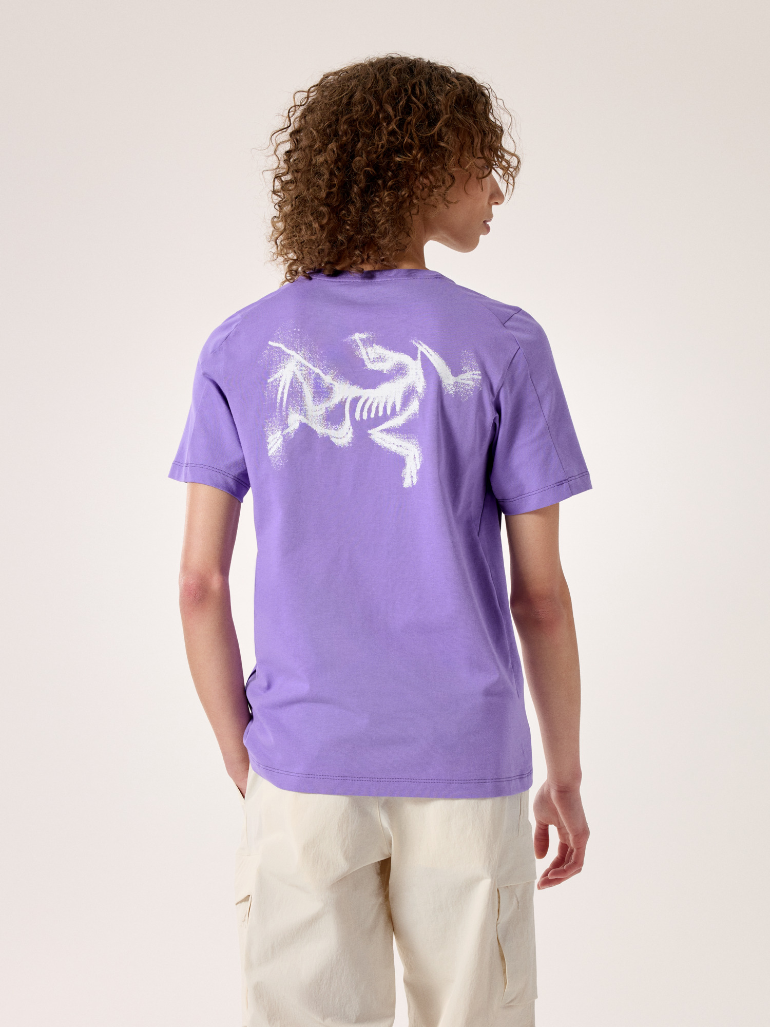 Kragg SL Cotton Blurred Bird Crew Shirt SS Women's