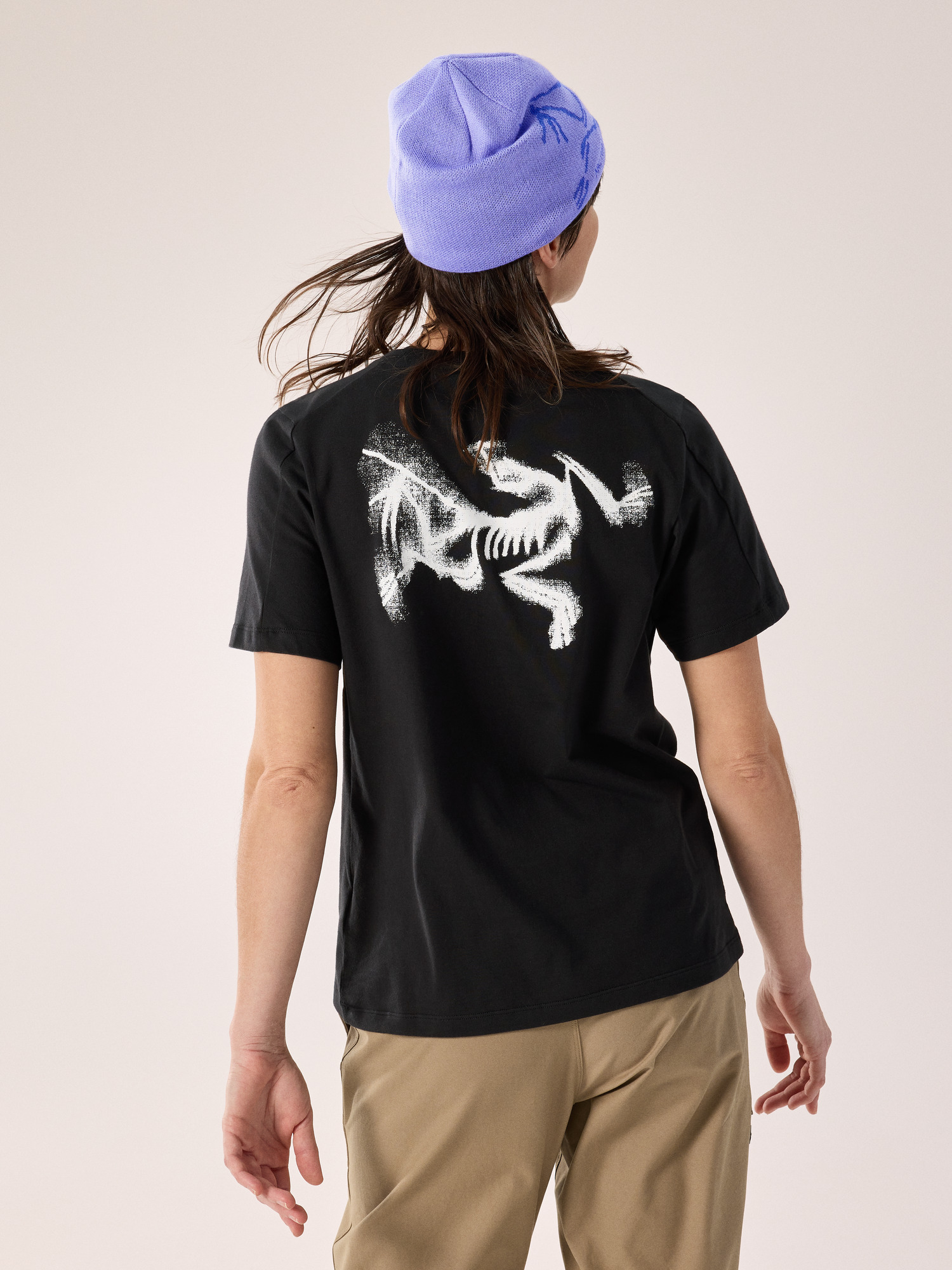 Kragg SL Cotton Blurred Bird Crew Shirt SS Women's | Arc'teryx