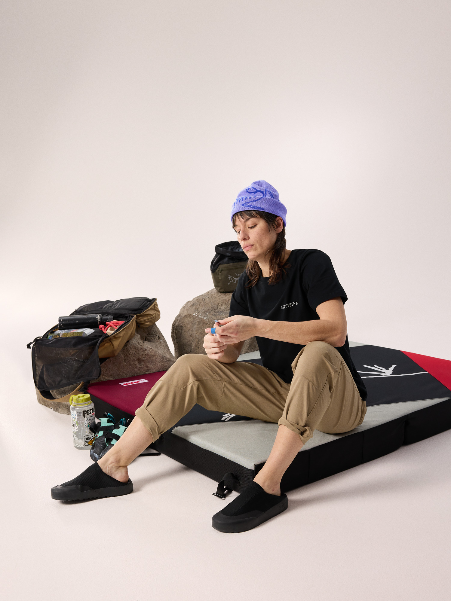 Kragg SL Cotton Blurred Bird Crew Shirt SS Women's | Arc'teryx Canada