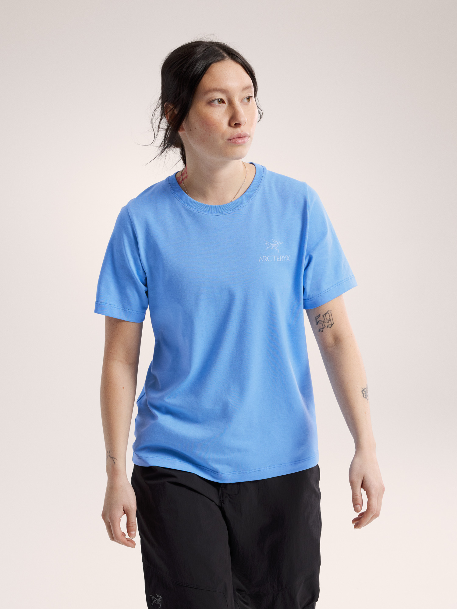 Kragg SL Cotton Emblem Crew Shirt SS Women's | Arc'teryx United States