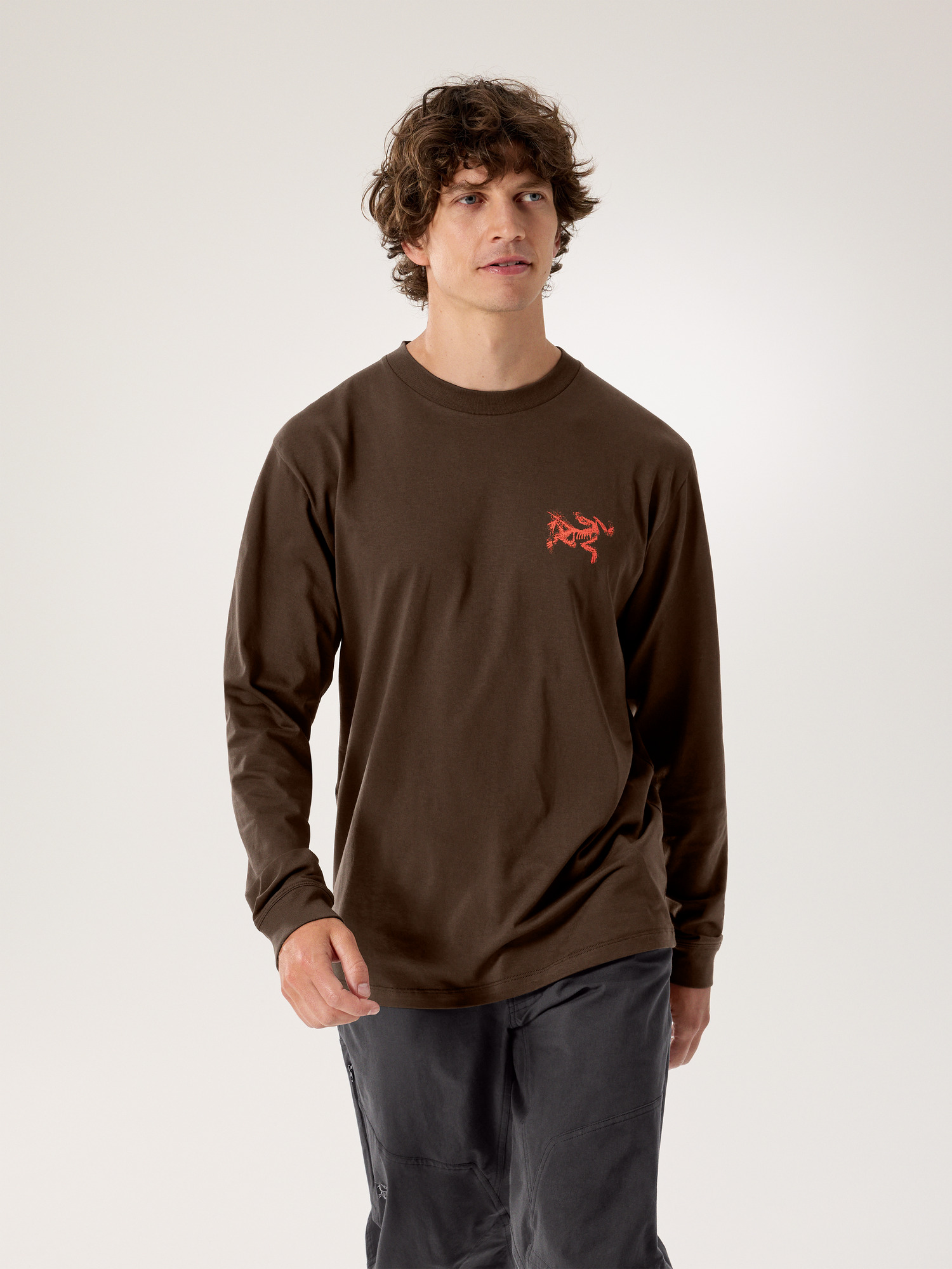 Kragg SL Cotton Bird Tile Shirt LS Men