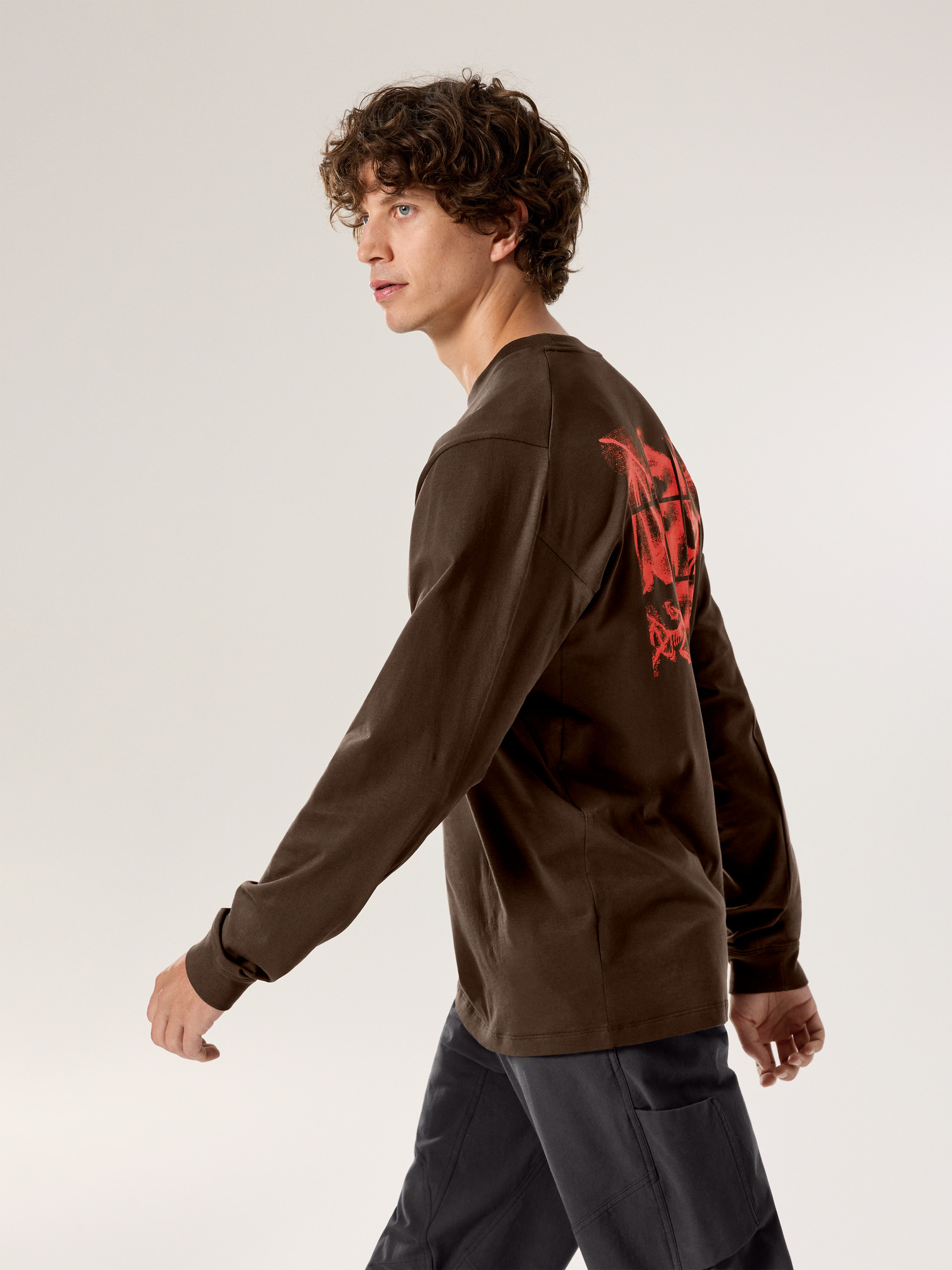 Kragg SL Cotton Bird Tile Shirt LS Men's | Arc'teryx United