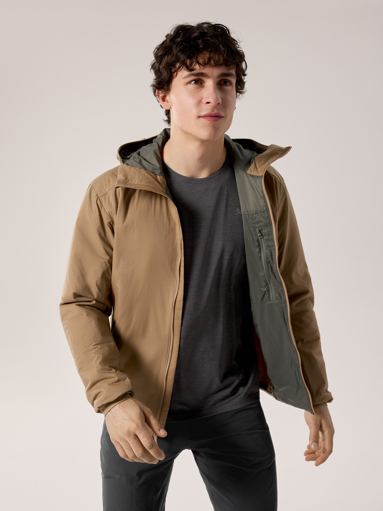 ARC'TERYX Atom LT Hoody Men's L ブラウン Arc'teryx Atom LT Hoody Mens Jacket NYC Size Large Brown