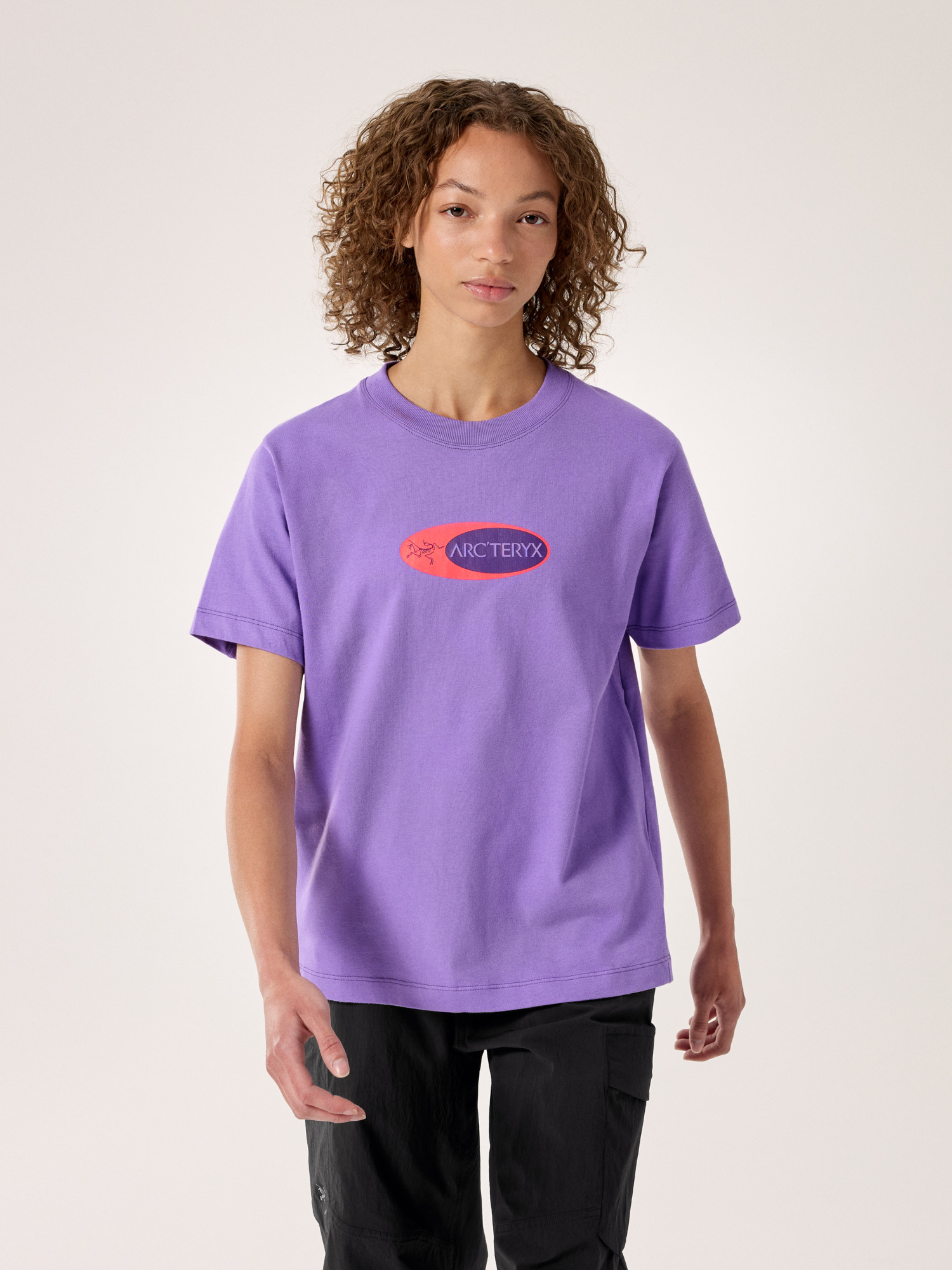 Kragg Cotton Sticker Crew Shirt SS Women