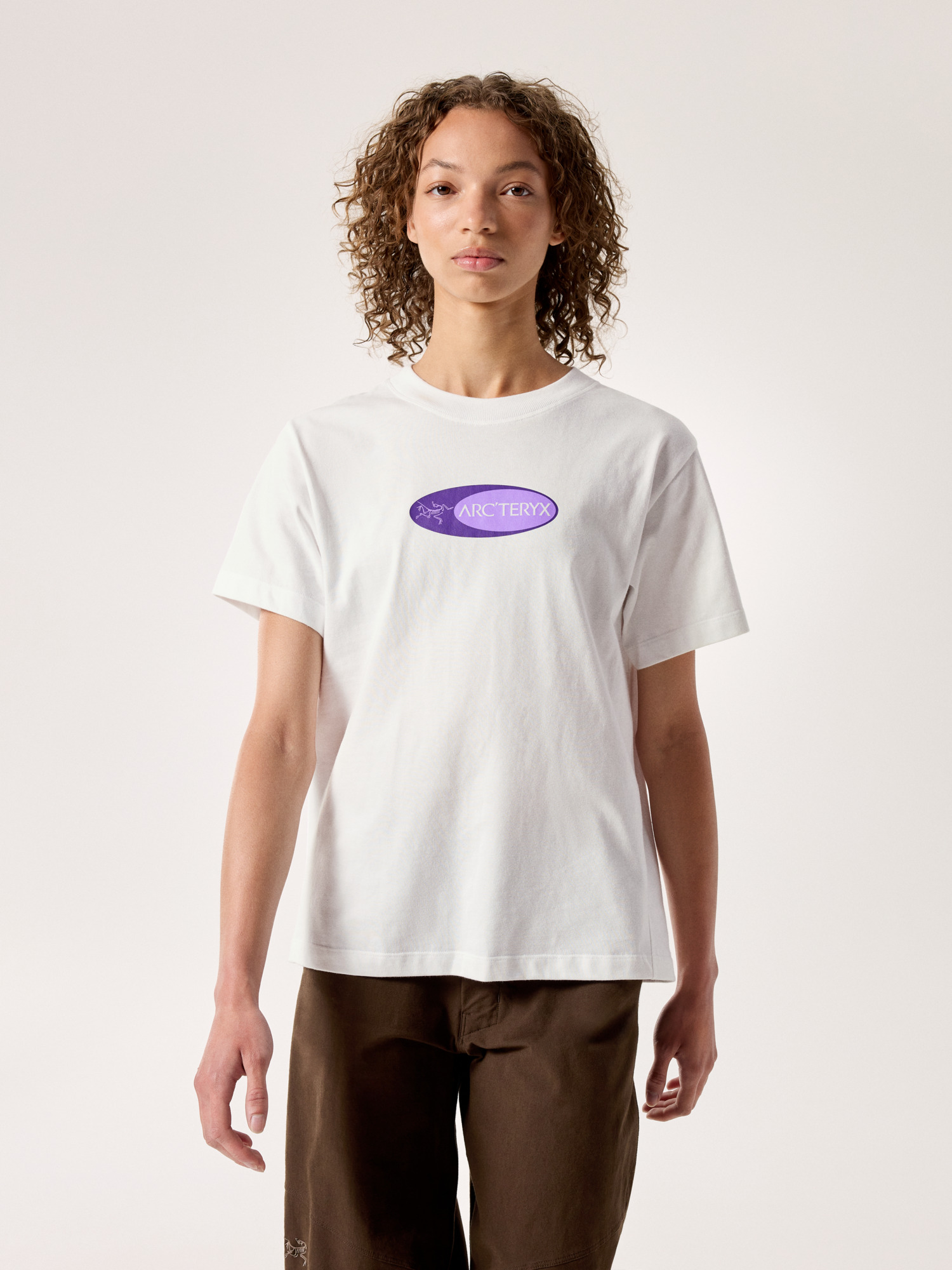 Kragg Cotton Sticker Crew Shirt SS Women