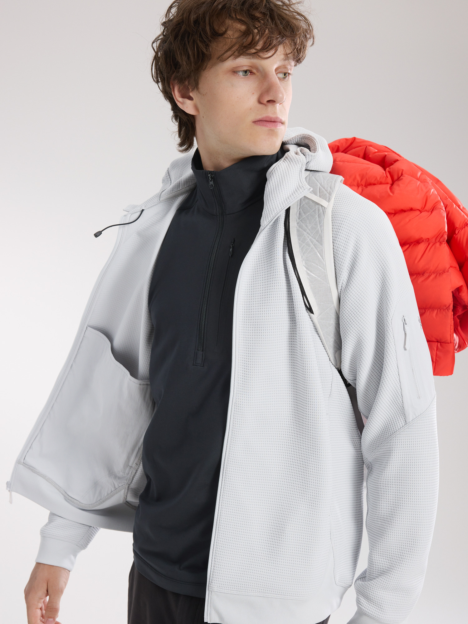 ＮＭＮ3000 Men's adidas White Miami Hurricanes Z.N.E. Full-Zip Hoodie