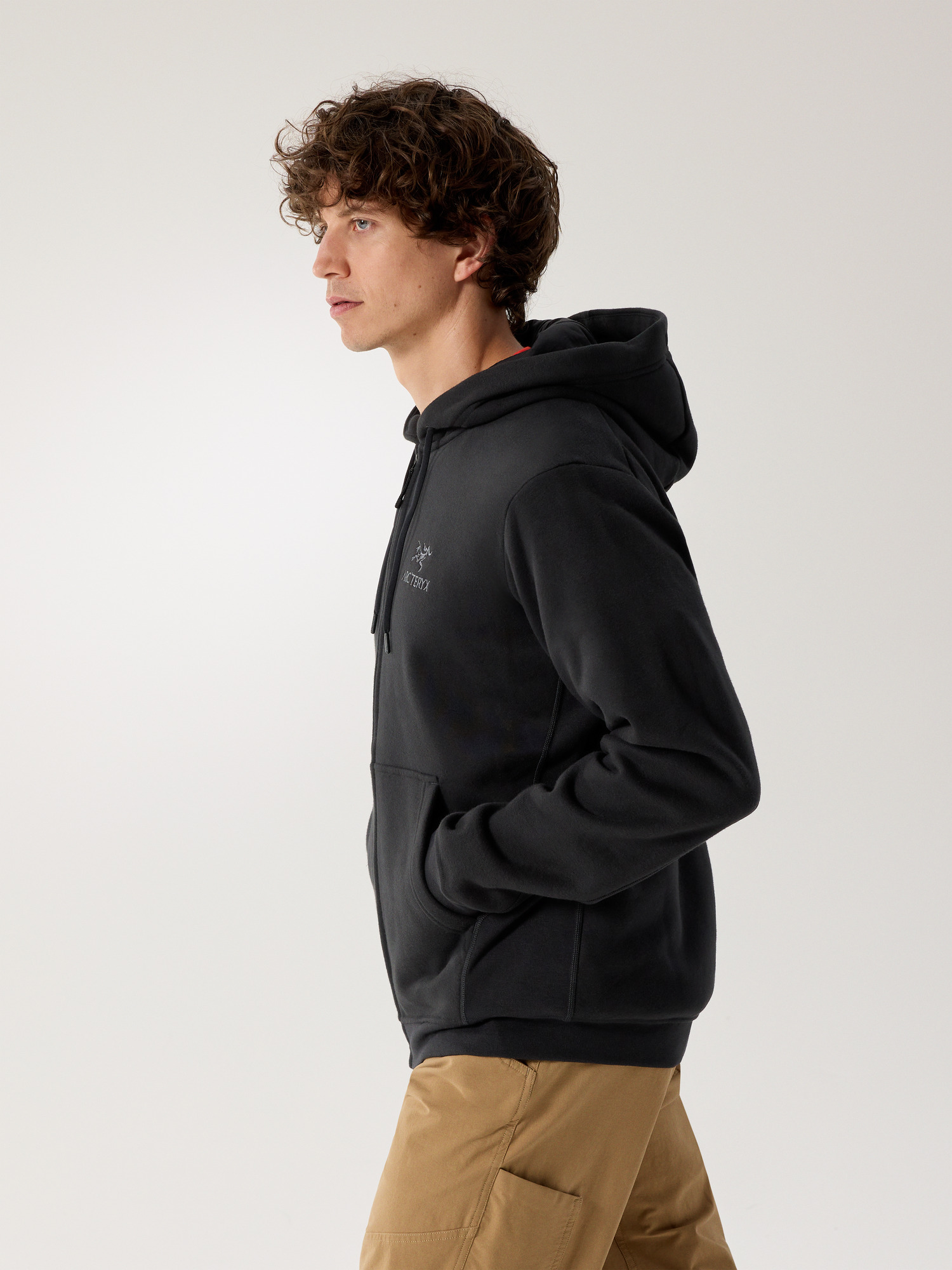 Emblem Fleece Full Zip Hoody Men's | Arc'teryx Austria