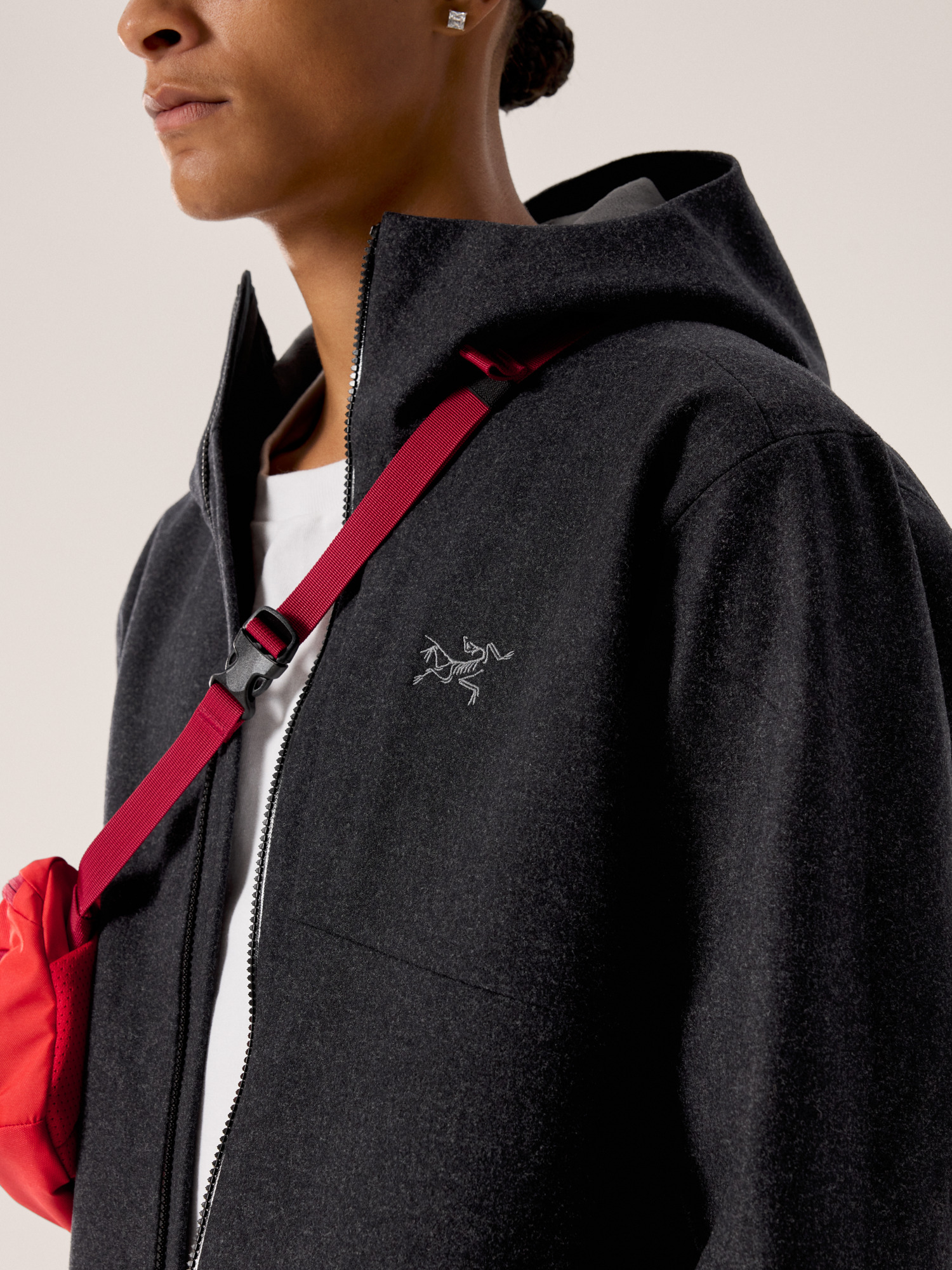 アークテリクス ソーヤーウールフーディメンズ Black Heather/ Sawyer Wool Hoody Men's | Arc'teryx United States