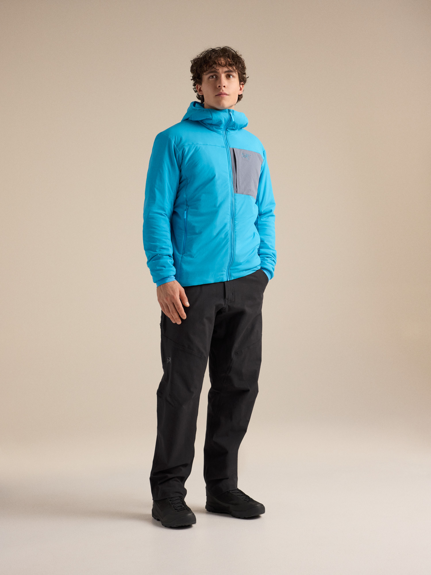 Мужские куртки Arc'teryx Proton Hoody, цвет: Aquaculture / Stratus — фото 8