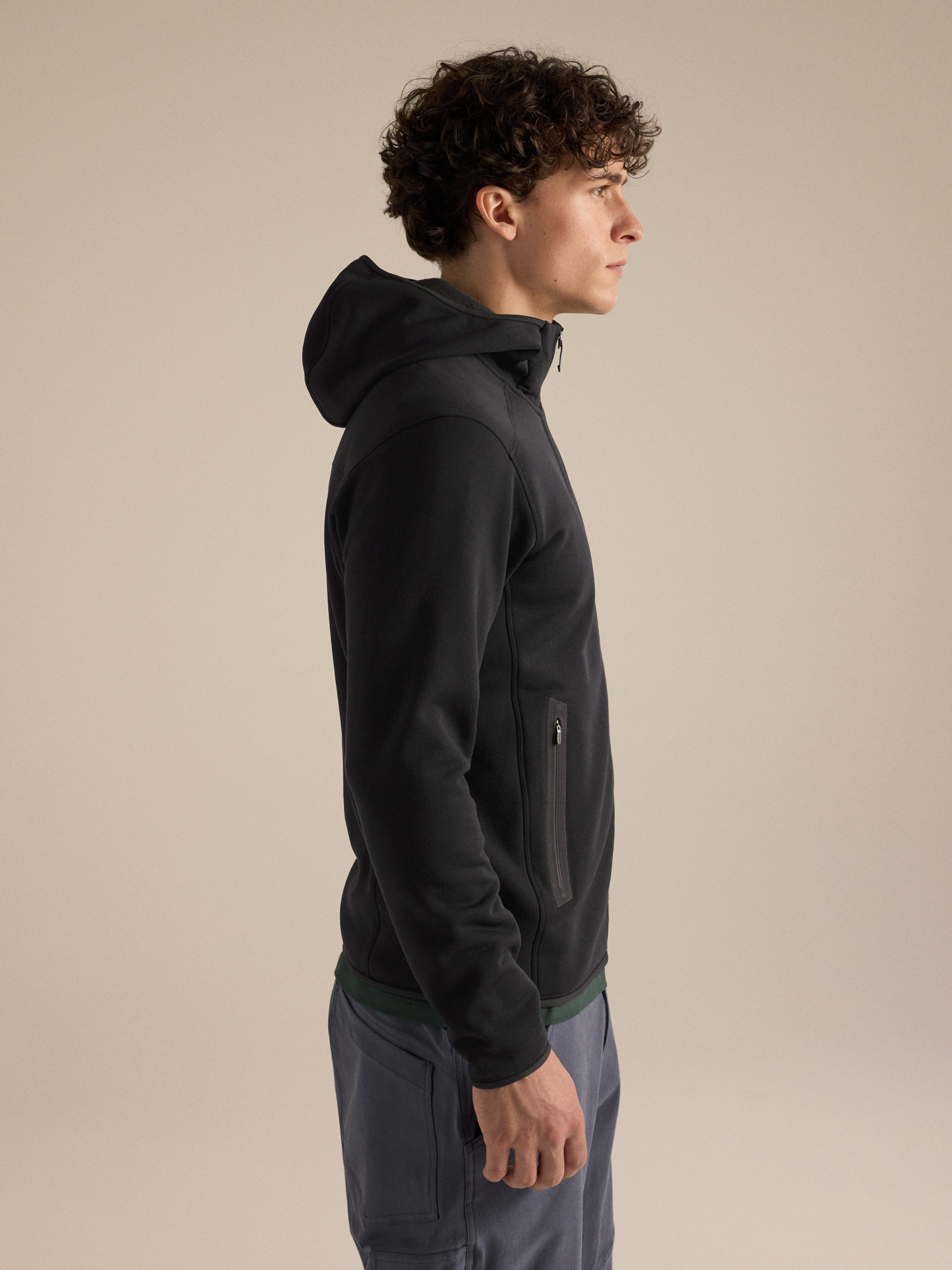 Мужские худи Arc'teryx Kyanite Hoody, цвет: Чёрный — фото 3
