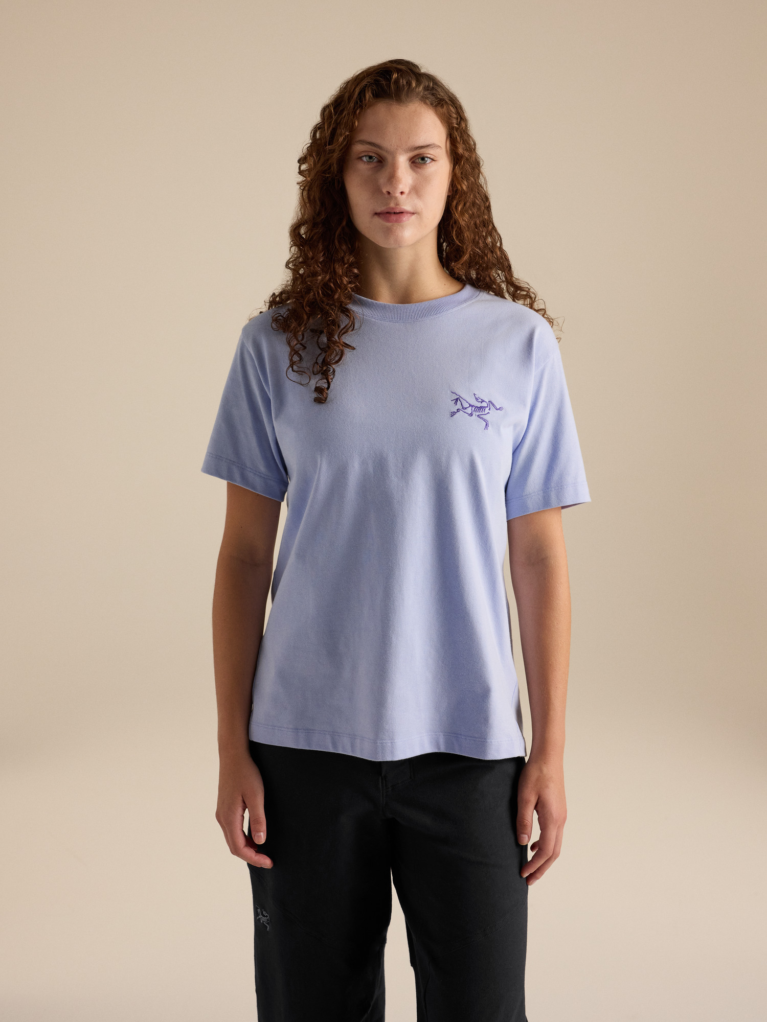 Camiseta manga corta Kragg Cotton Little Bird Crew Neck Mujer