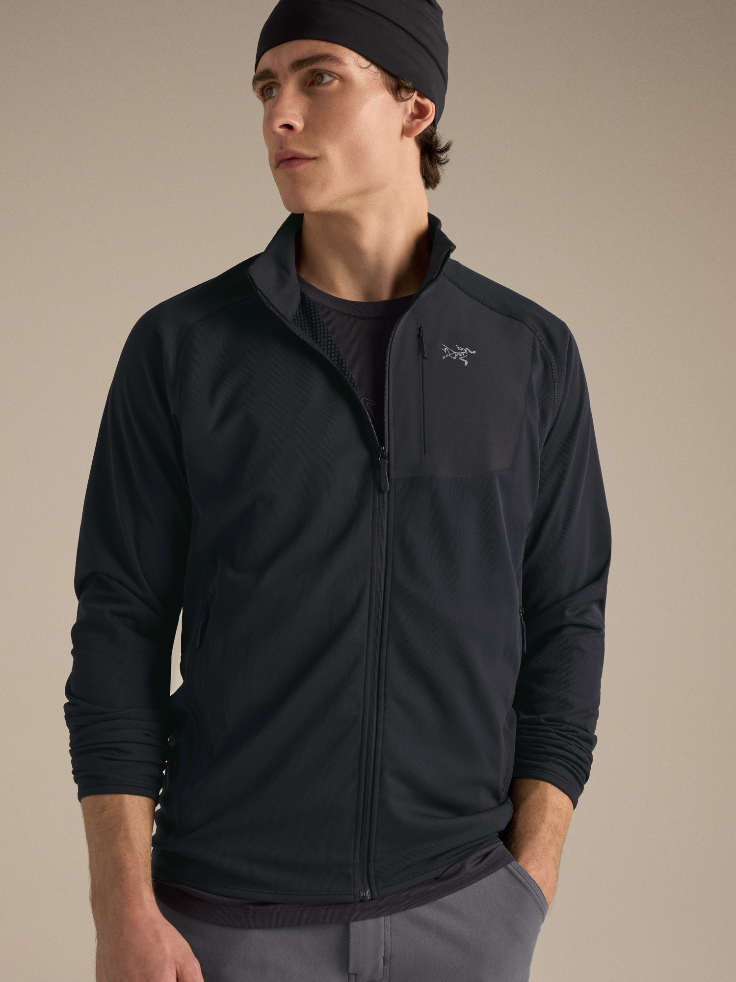 Мужская куртка Arc'teryx Delta, цвет: Чёрный — фото 5