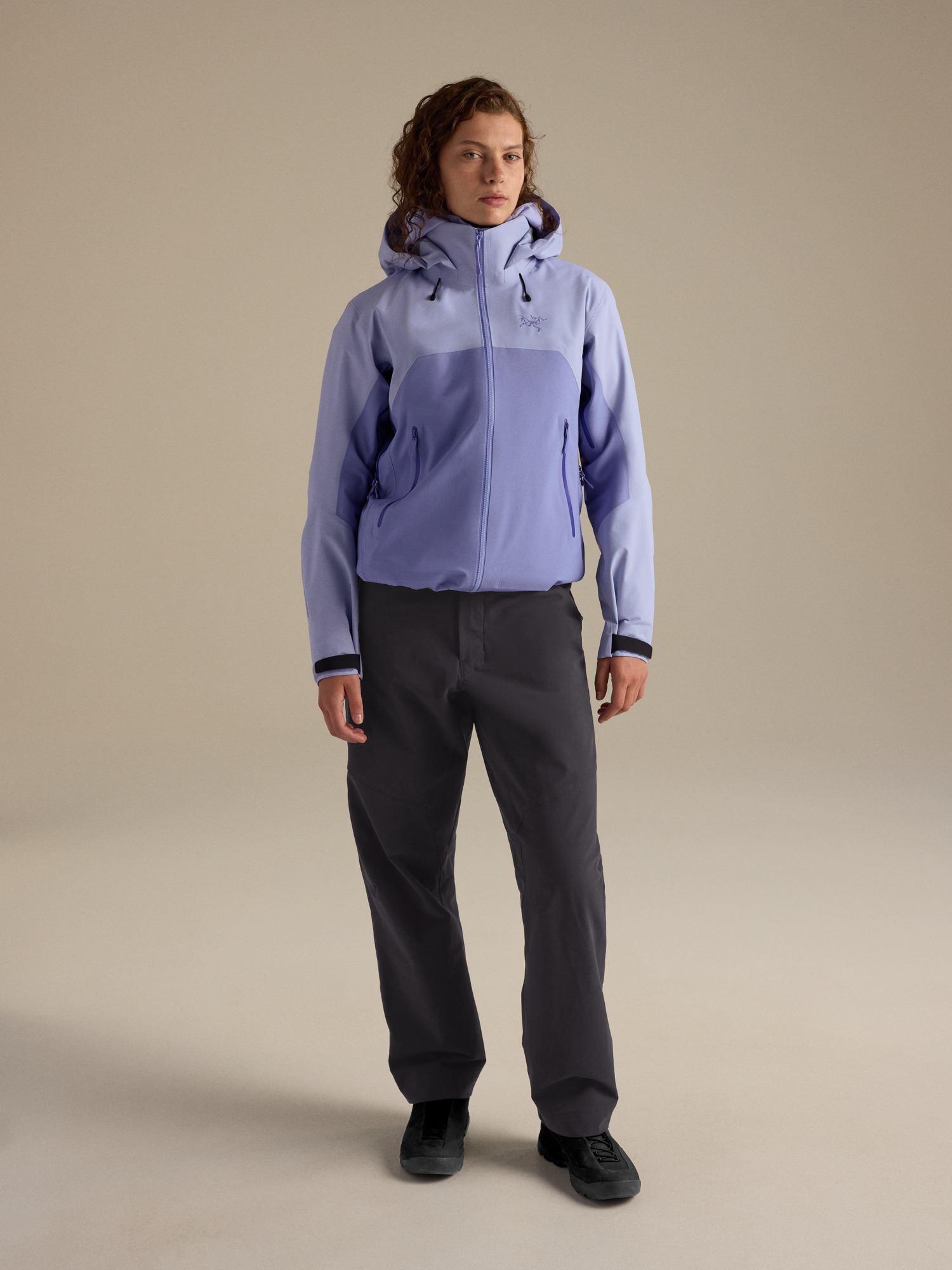 Женские брюки Arc'teryx Clarkia Cotton Wide Leg, цвет: Чёрный — фото 8