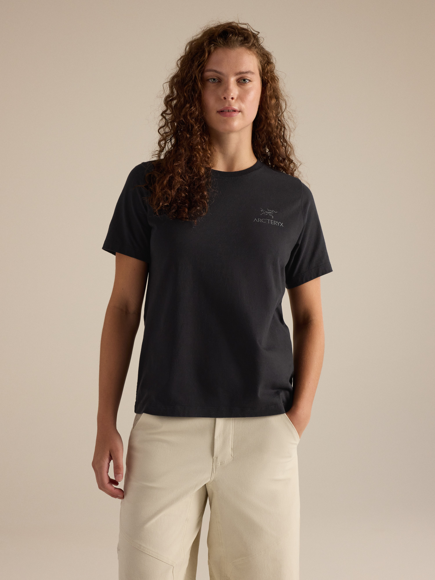 Kragg SL Cotton Emblem Crew Shirt SS Women's | Arc'teryx United States