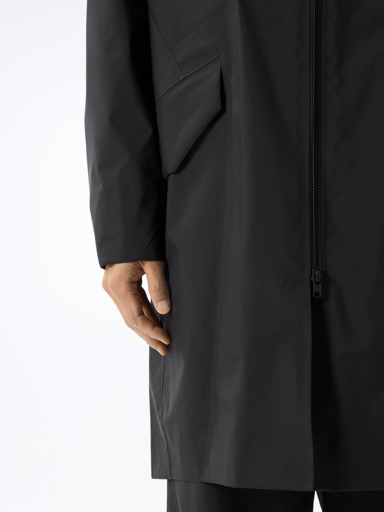 Мужская куртка Arc'teryx Monitor, цвет: Чёрный — фото 6