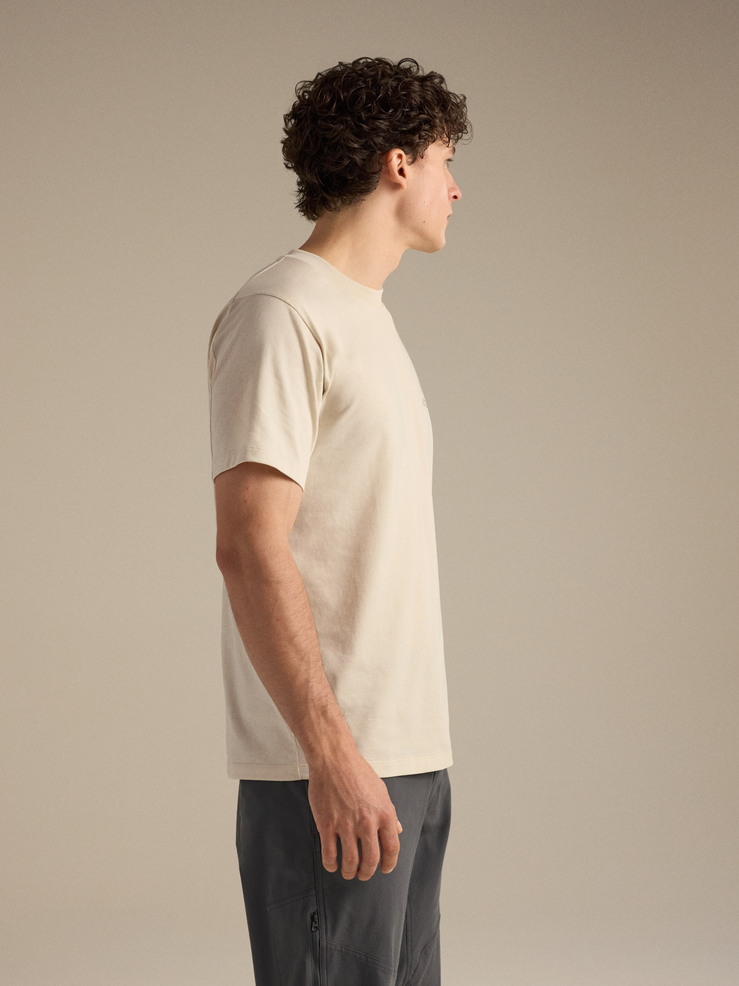Kragg SL Cotton Bird Word Shirt SS Men's | Arc'teryx United States