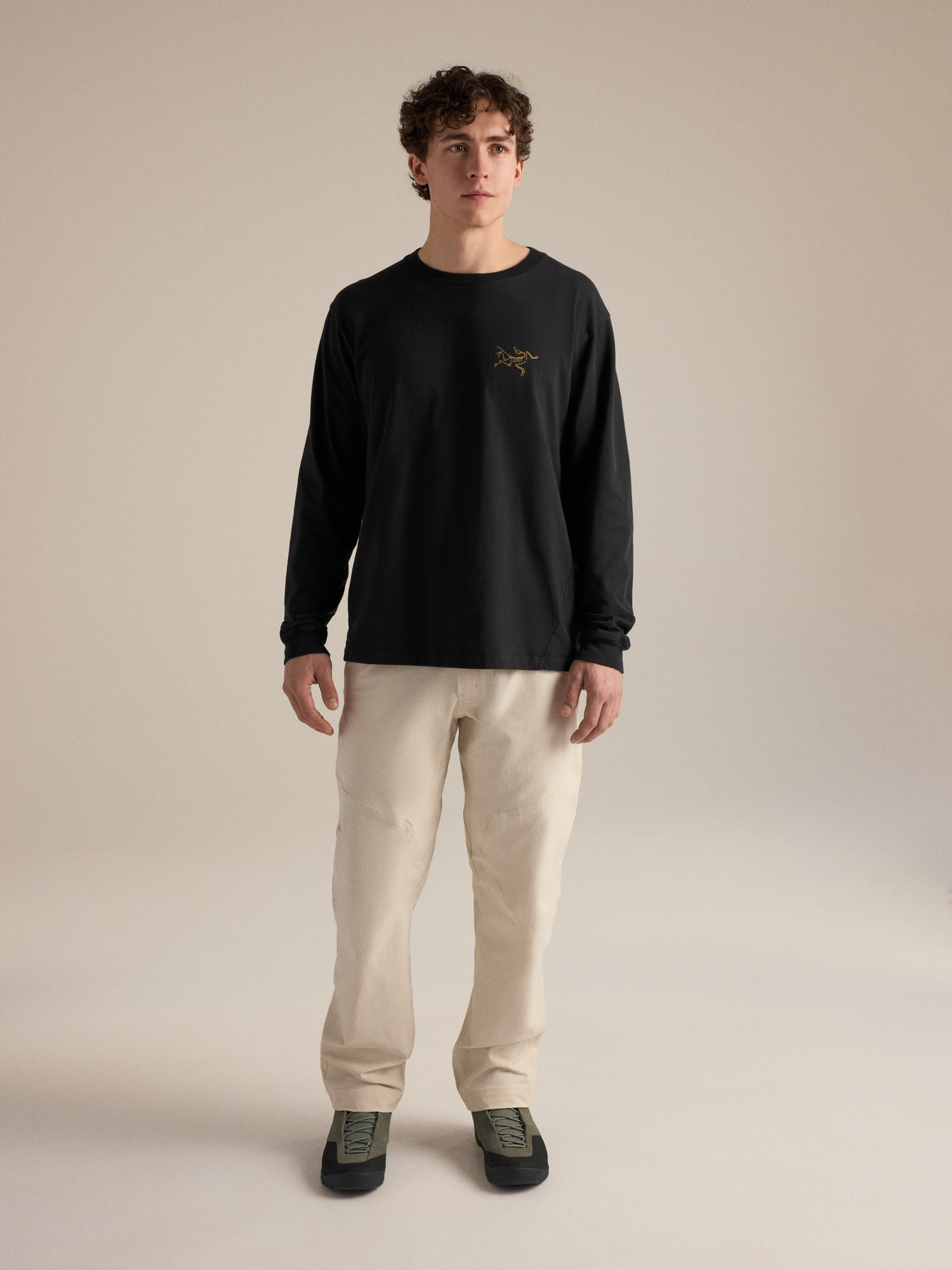 Мужская рубашка Arc'teryx Kragg Cotton Shirt LS, цвет: 24k Чёрный — фото 7