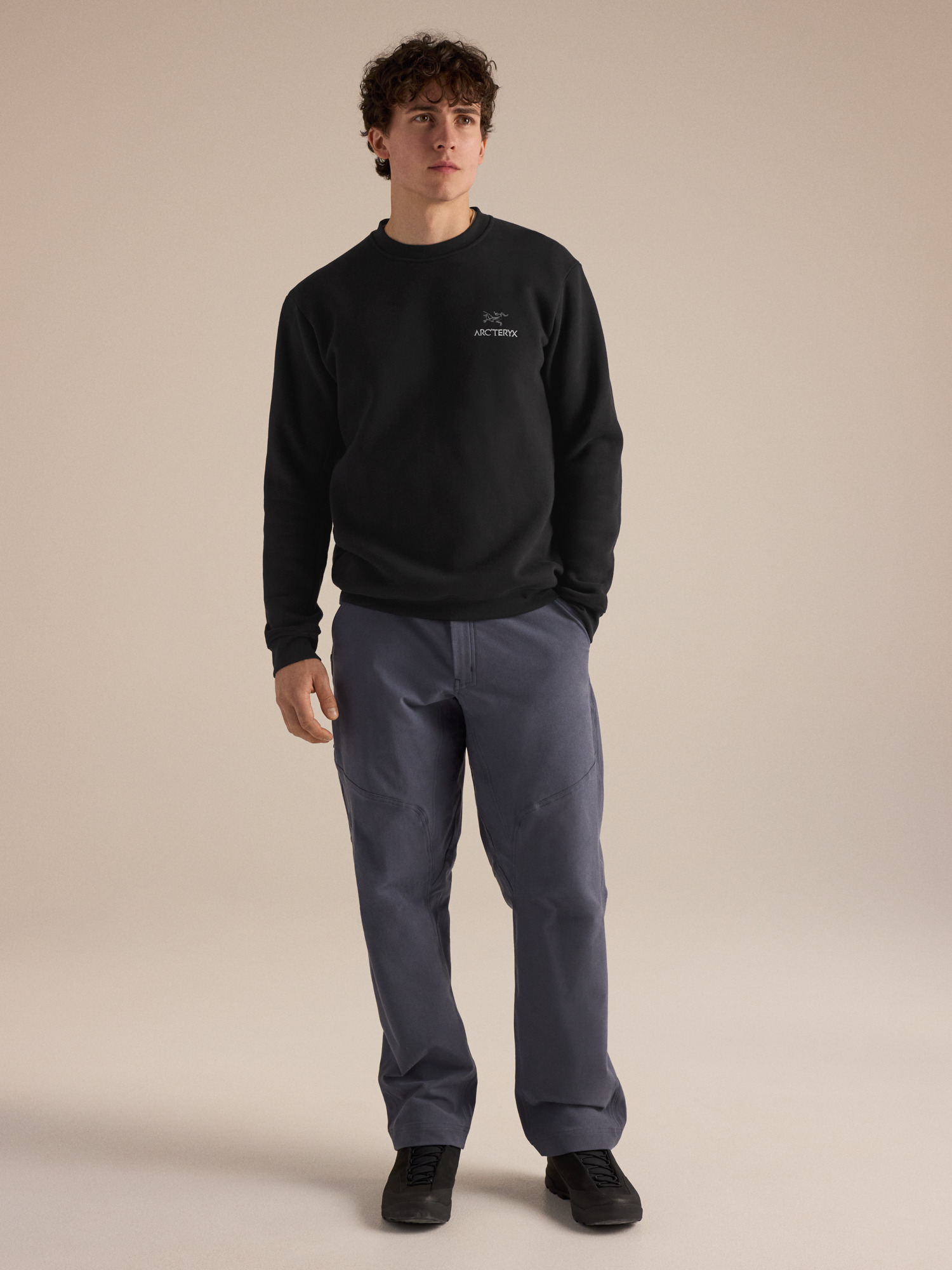 Emblem Fleece Crew Neck Pullover Men's | Arc'teryx Canada