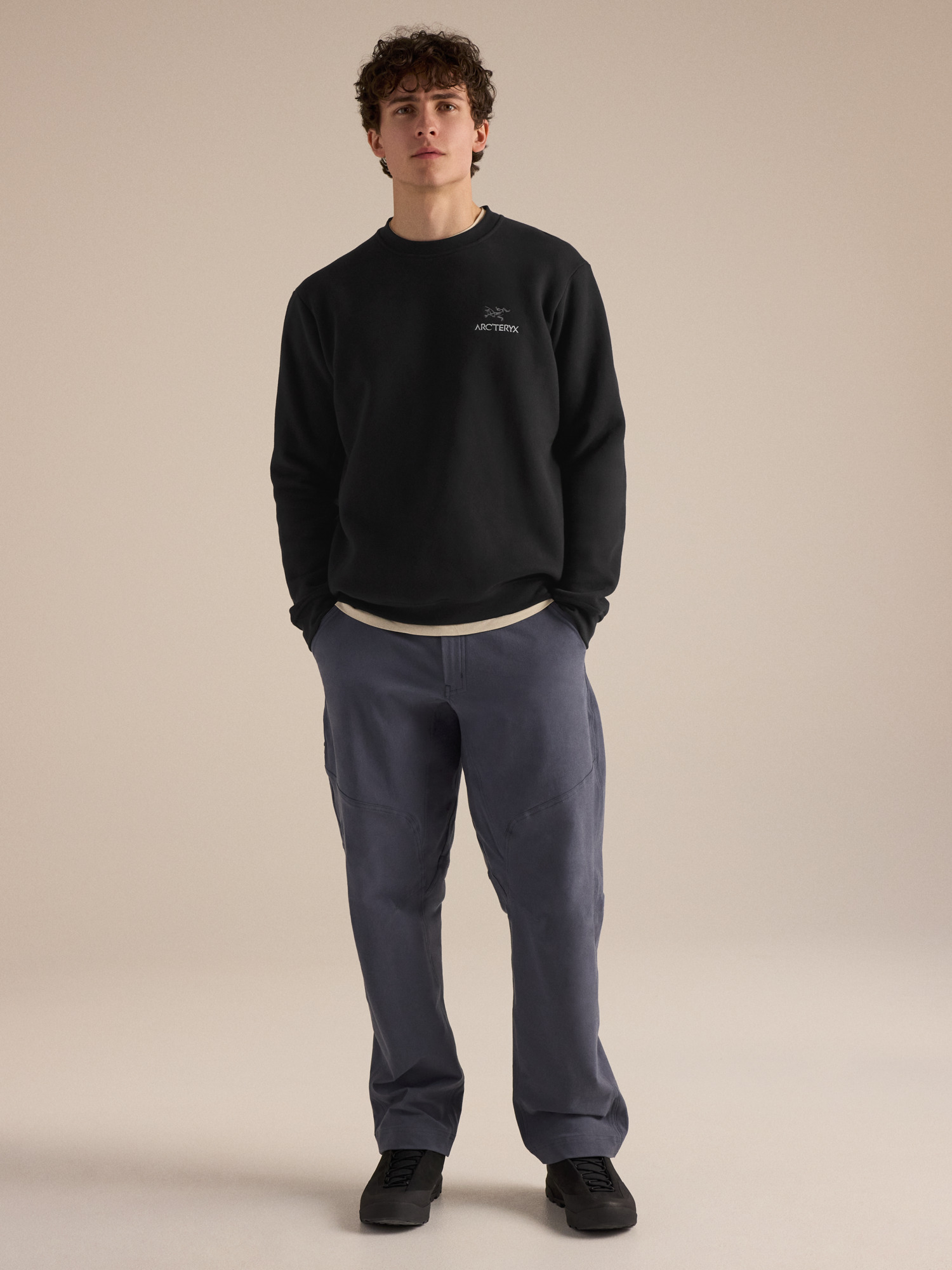 Emblem Fleece Crew Neck Pullover Men's | Arc'teryx United States