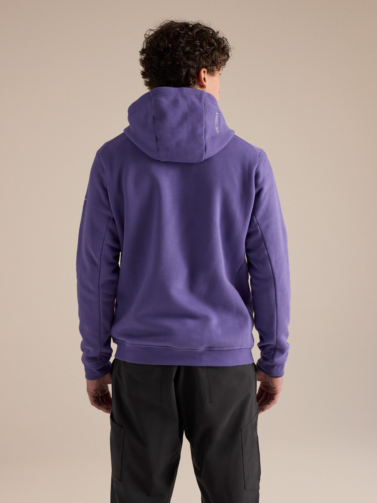Мужские худи Arc'teryx Emblem Fleece Hoody, цвет: Blurple — фото 4