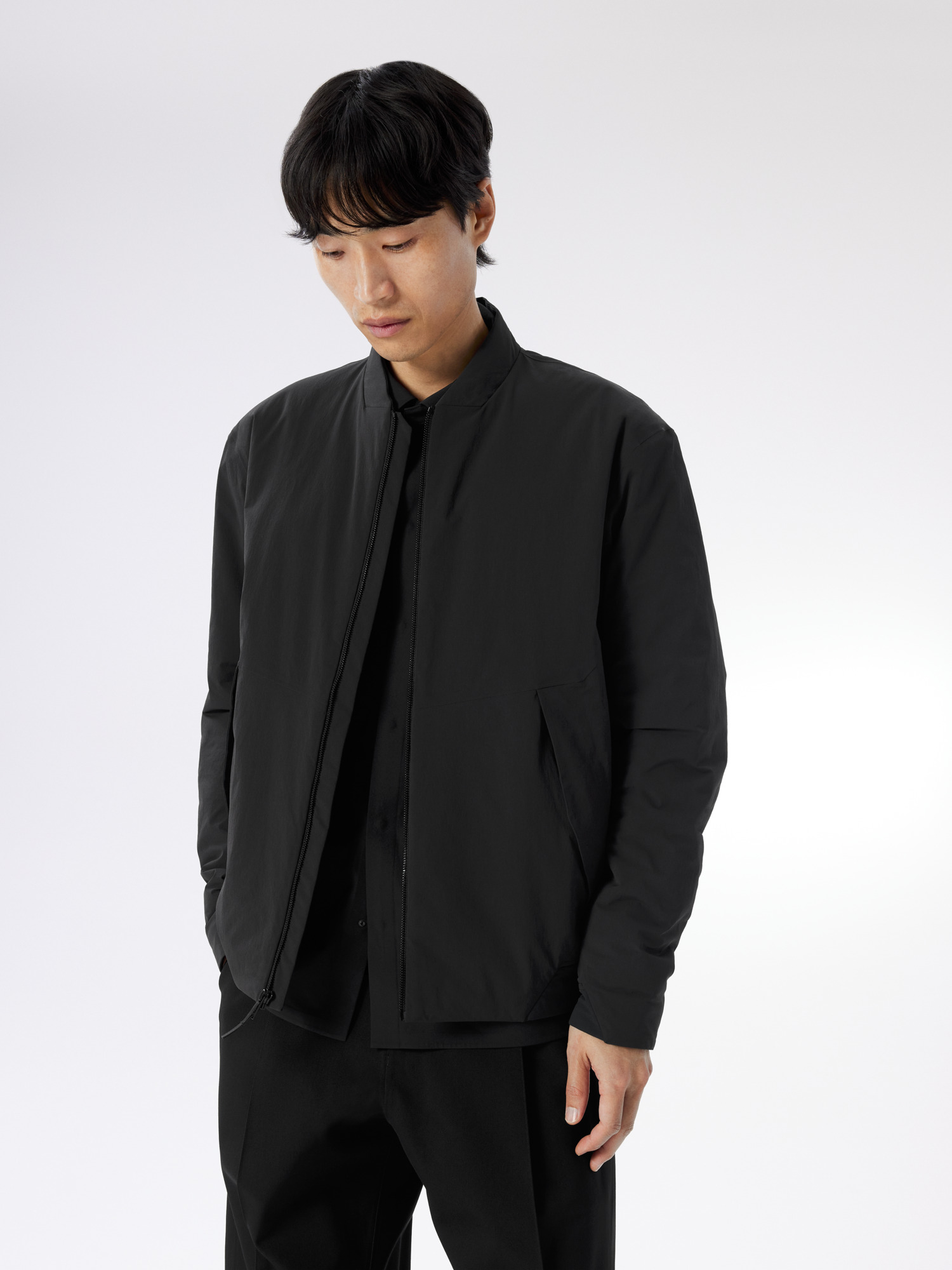 Мужская куртка Arc'teryx Diode Insulated Bomber, цвет: Чёрный — фото 2