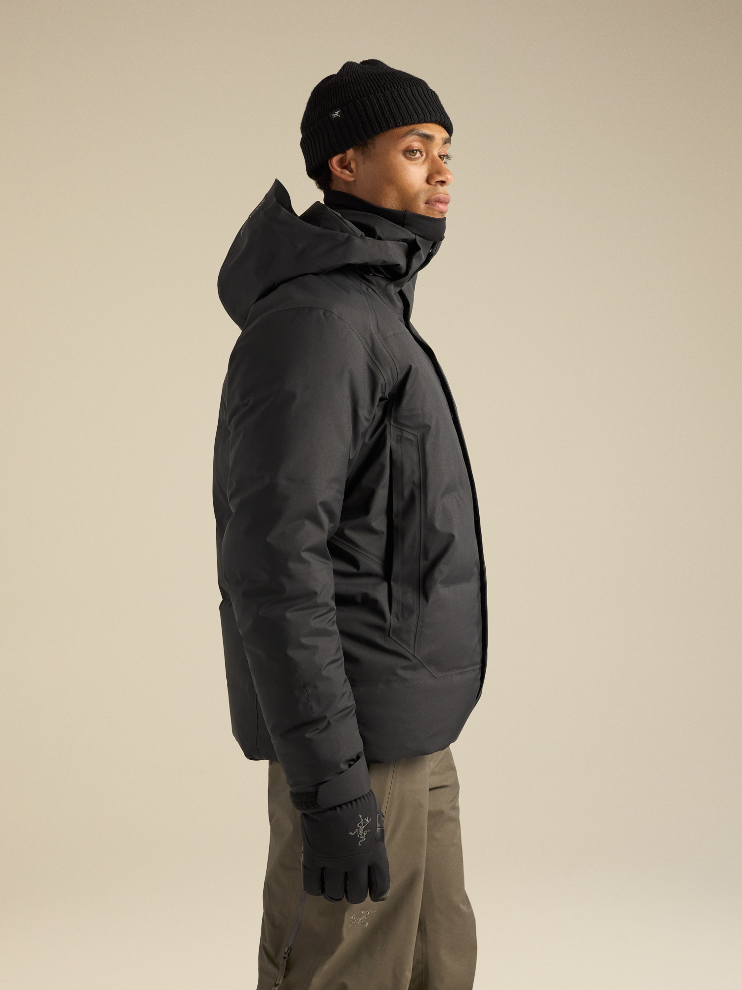 Мужская куртка Arc'teryx Fissile SV Down, цвет: Чёрный — фото 3