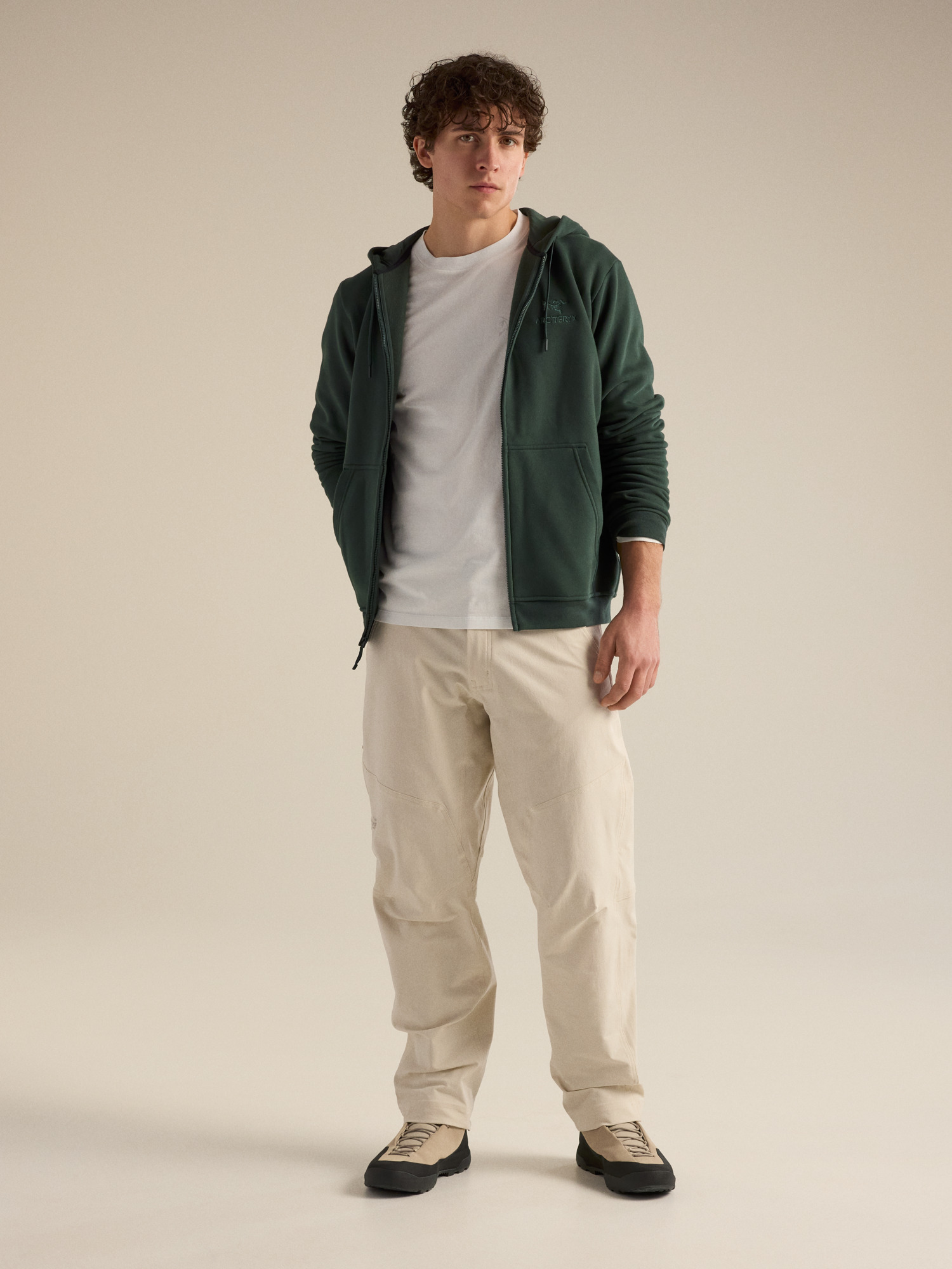 Emblem Fleece Full Zip Hoody Men's | Arc'teryx United States