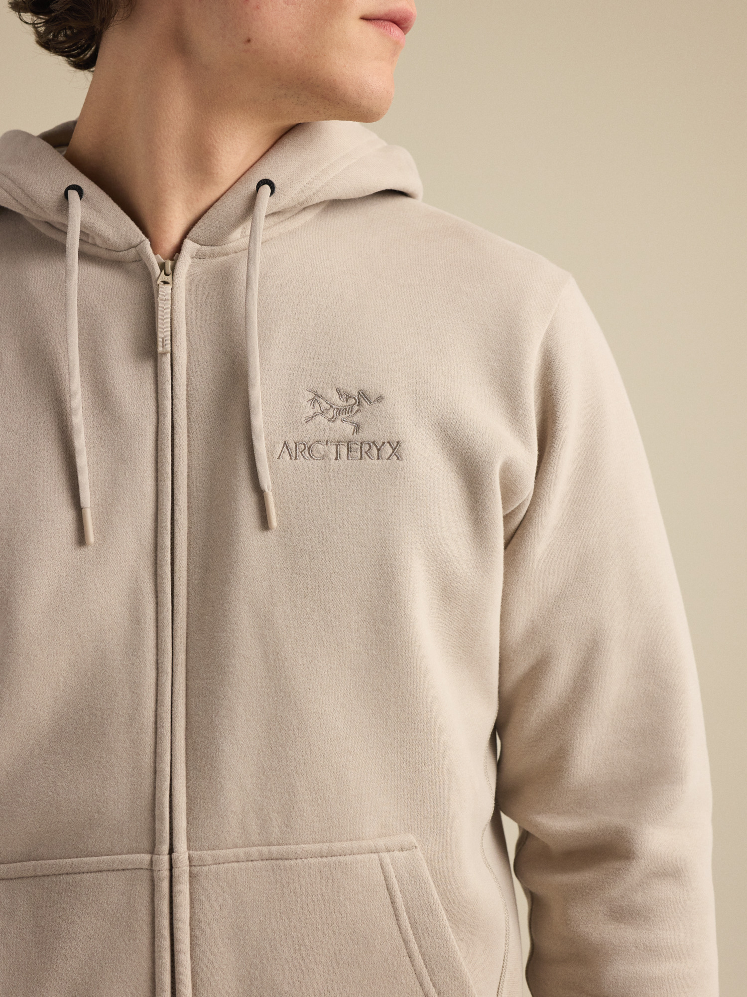 Emblem Fleece Full Zip Hoody Men's | Arc'teryx United States