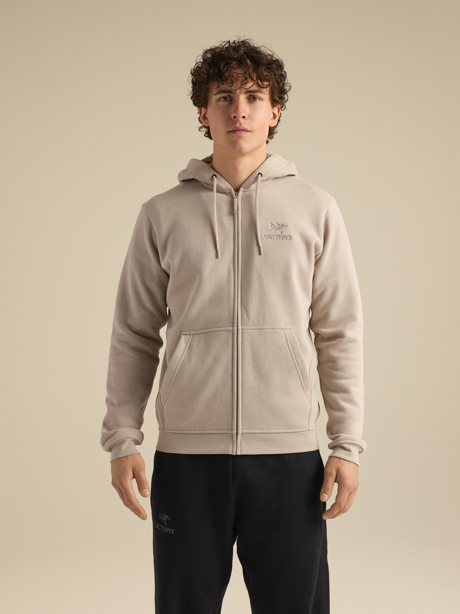Emblem Fleece Full Zip Hoody Men's | Arc'teryx Denmark