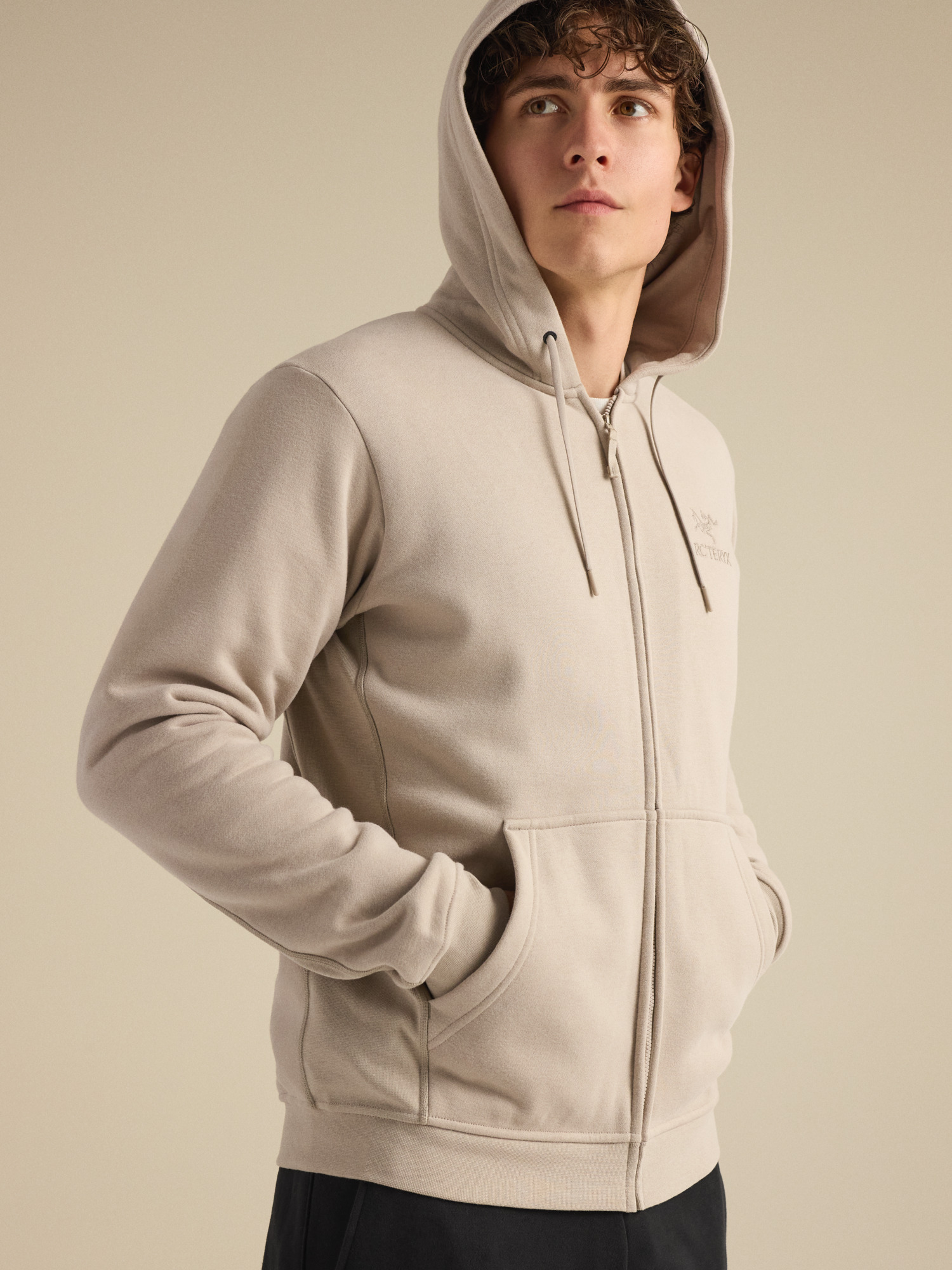 Emblem Fleece Full Zip Hoody Men's | Arc'teryx United States