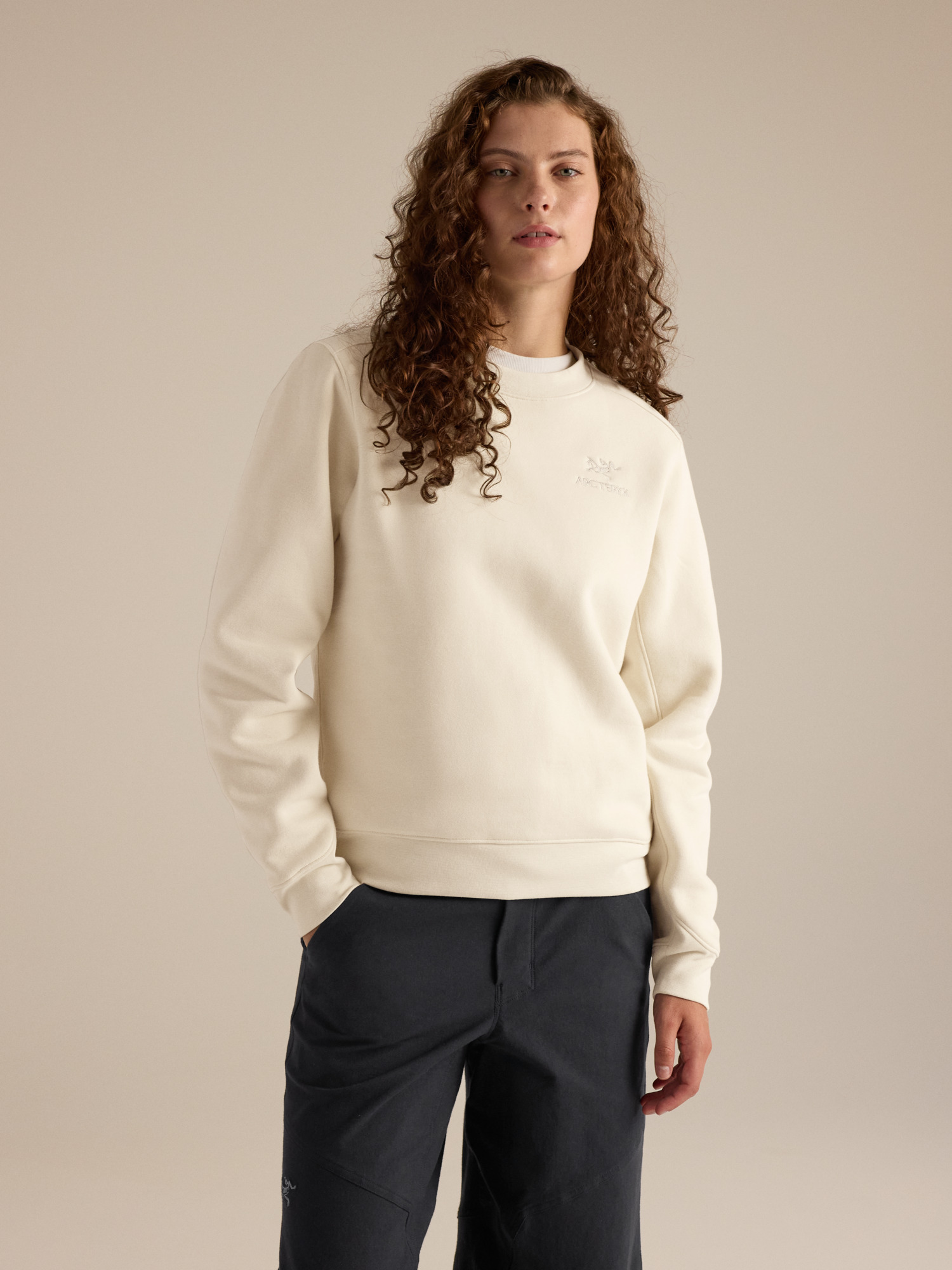 Forro polar de cuello redondo Emblem Mujer