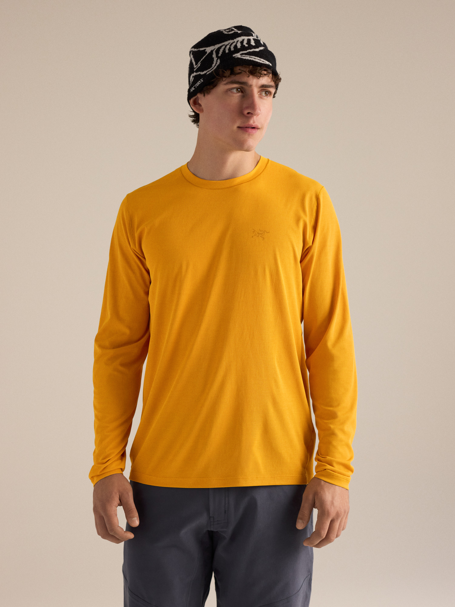 T-shirt à manches longues et col rond Cormac Homme Nucleus
