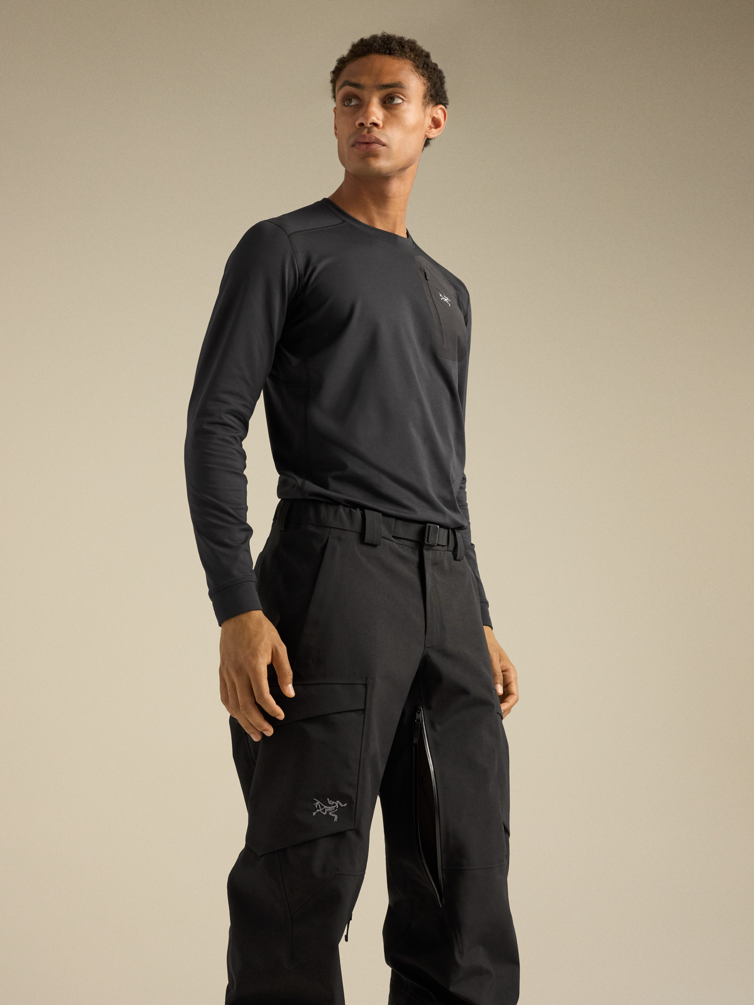 Мужские брюки Arc'teryx Strato, цвет: Чёрный — фото 4