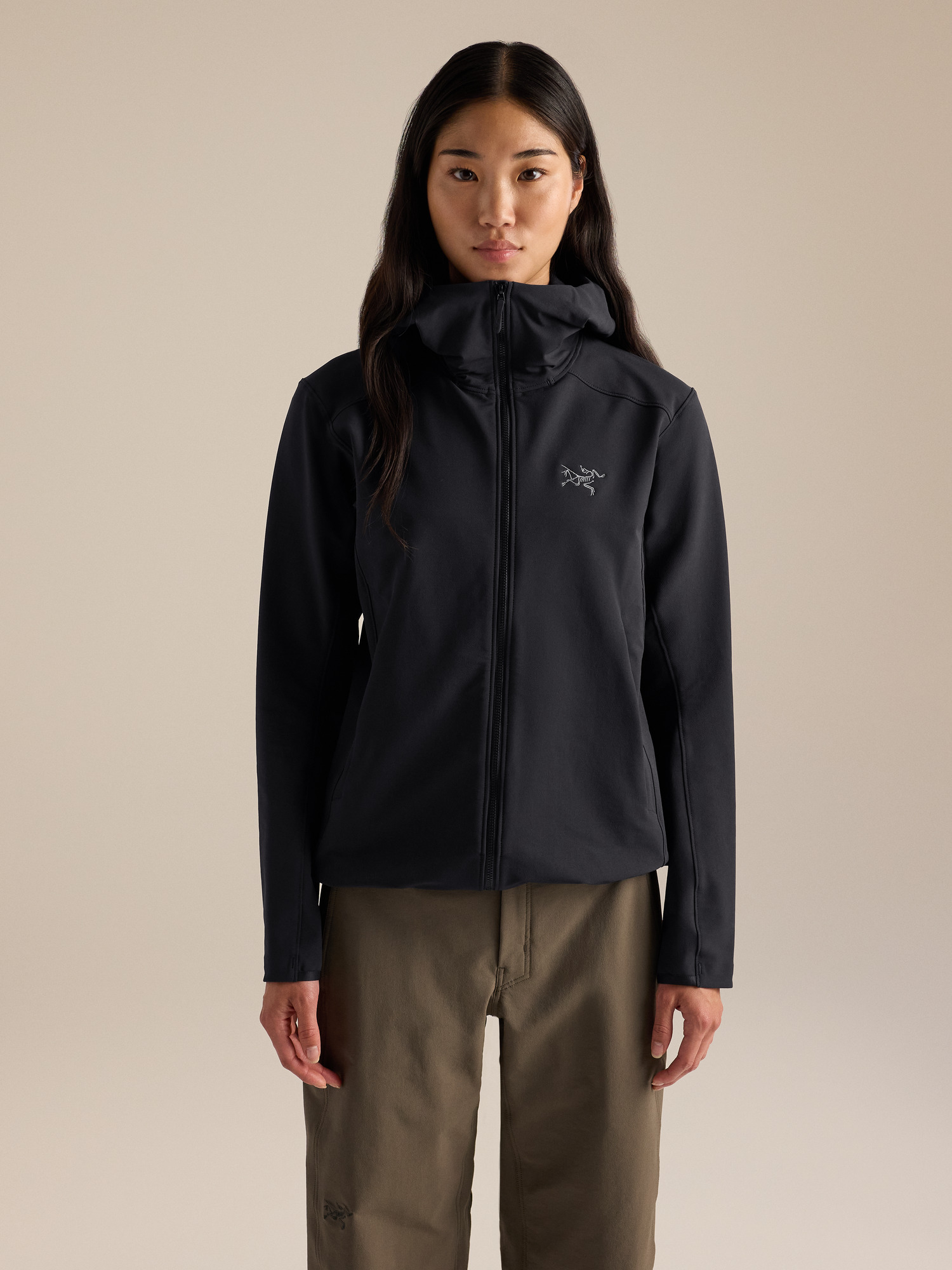 Gamma Hoody Damen Black