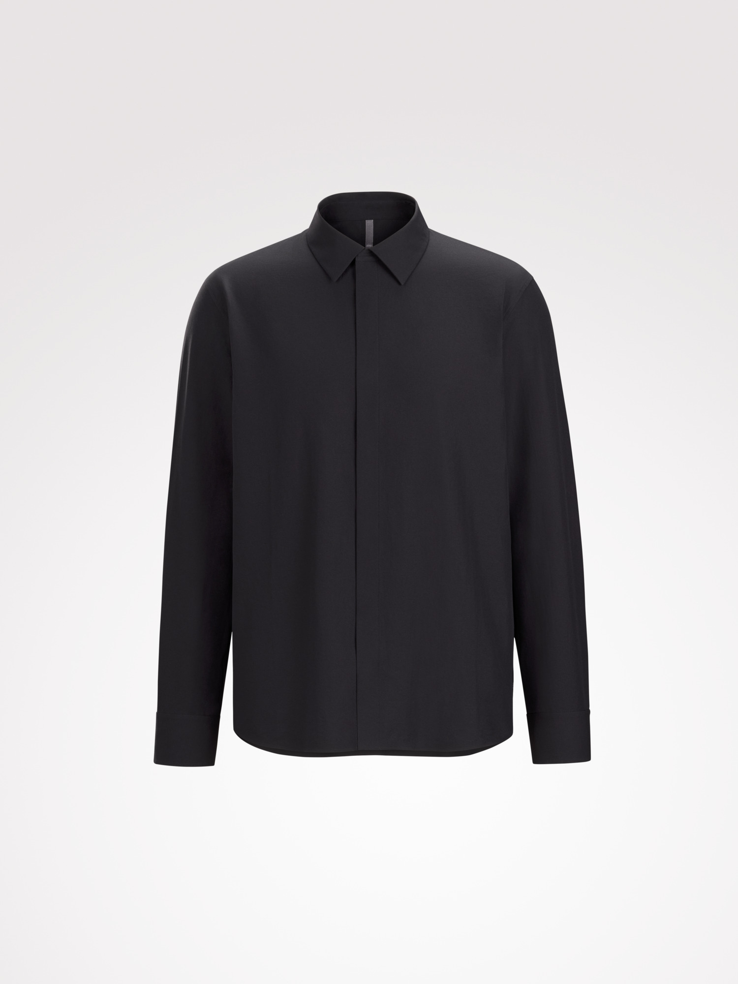 Мужская рубашка Arc'teryx Stema Shirt LS, цвет: Чёрный — фото 7