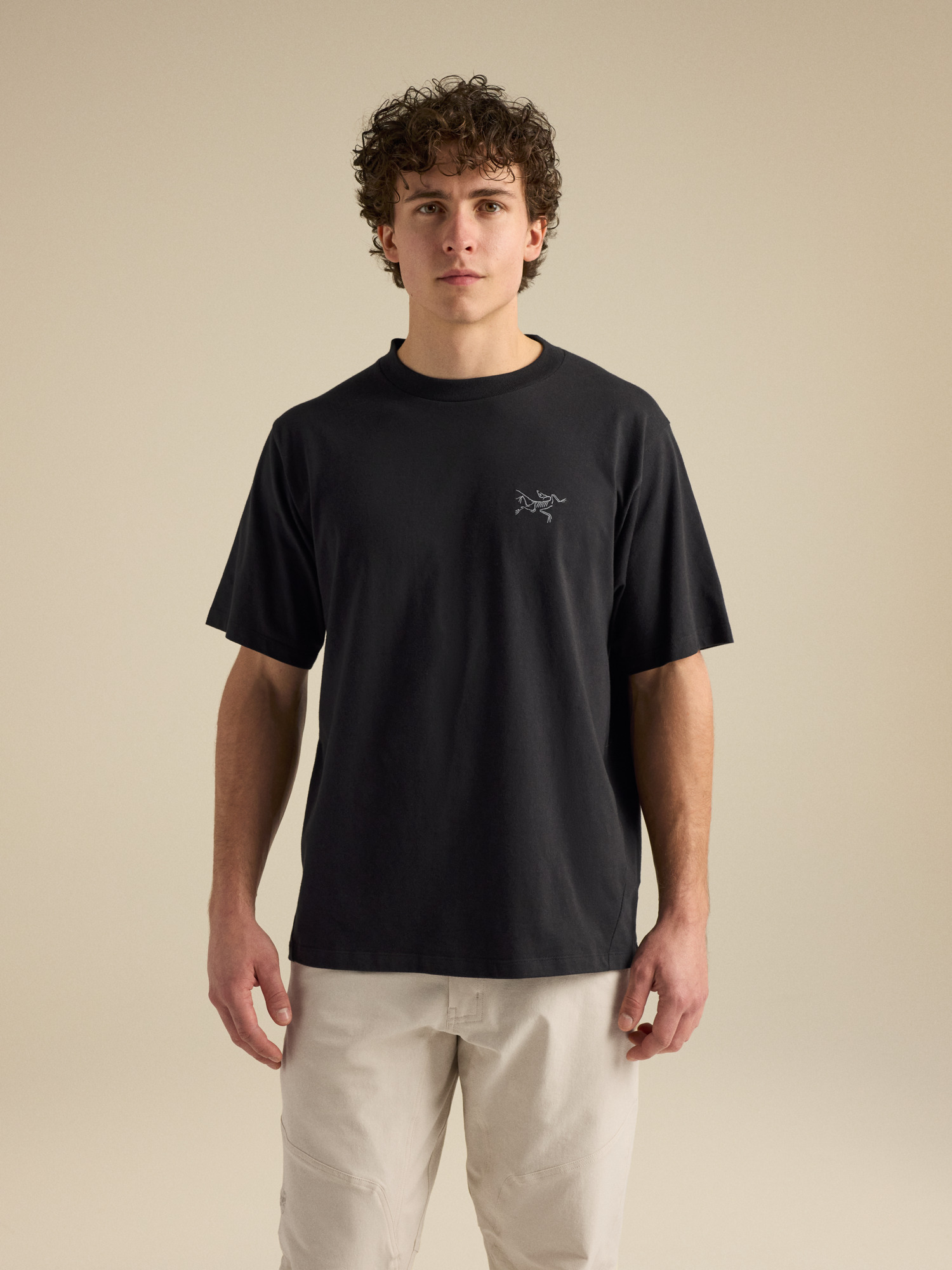 Kragg Cotton Emblem Crew Neck Shirt SS