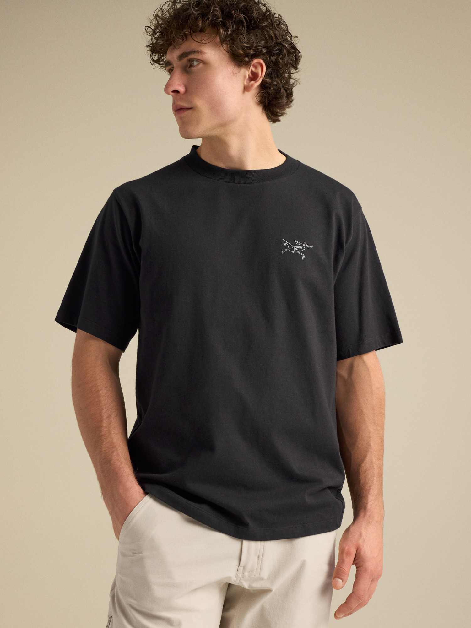 Kragg Cotton Emblem Crew Neck Shirt SS