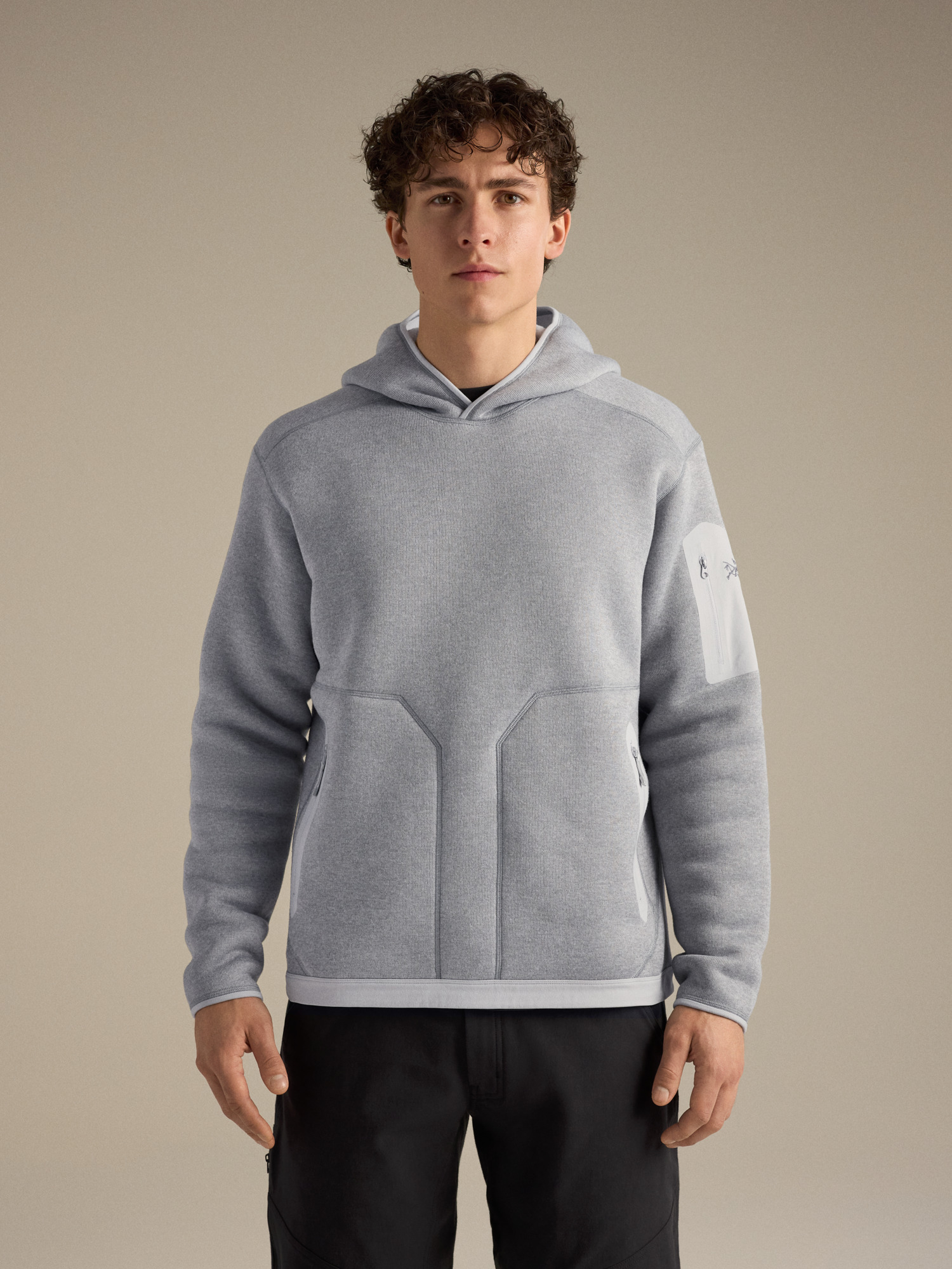 Pull à capuche Covert Homme Solitude Heather