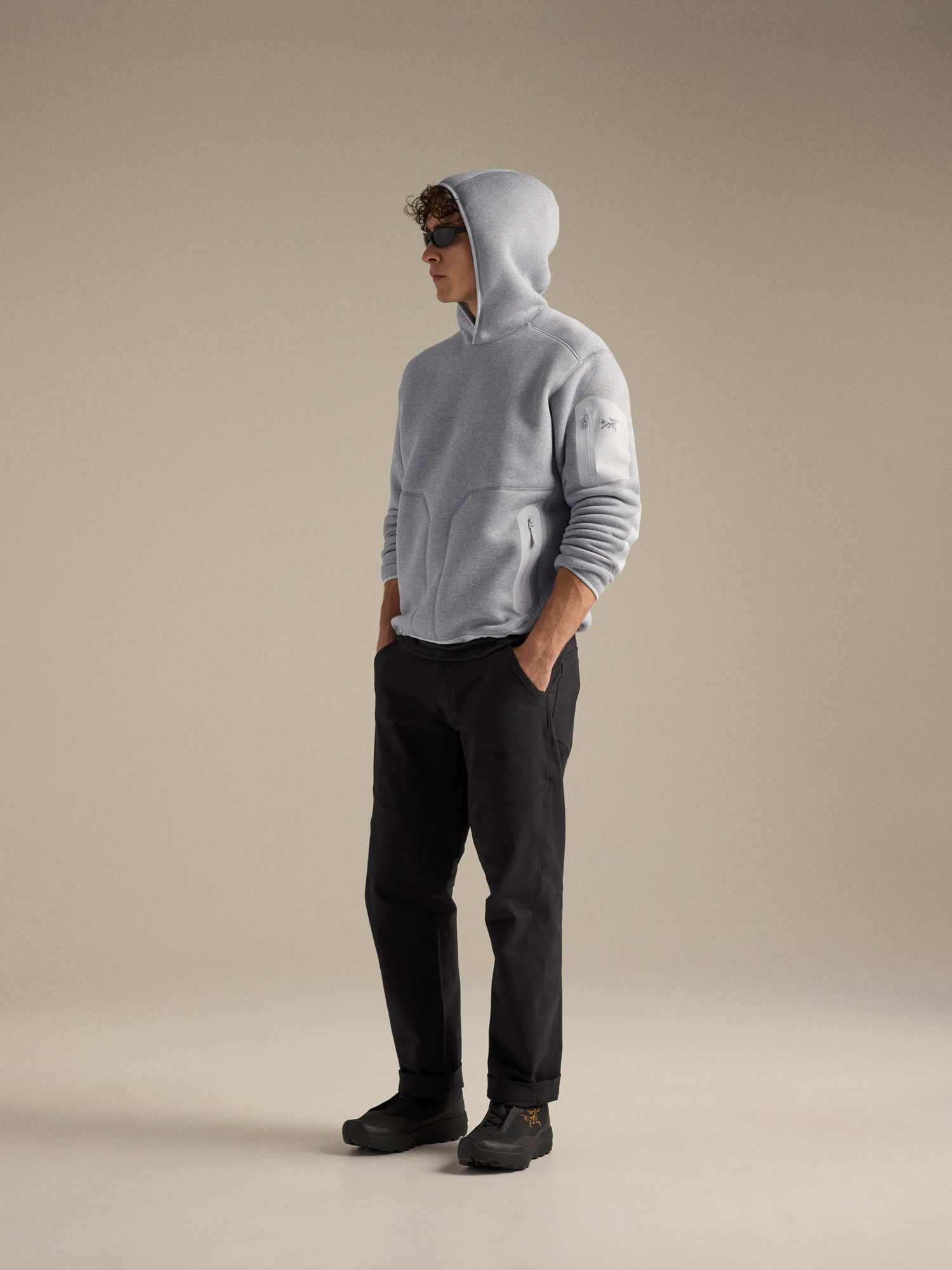Pull à capuche Covert Homme Solitude Heather