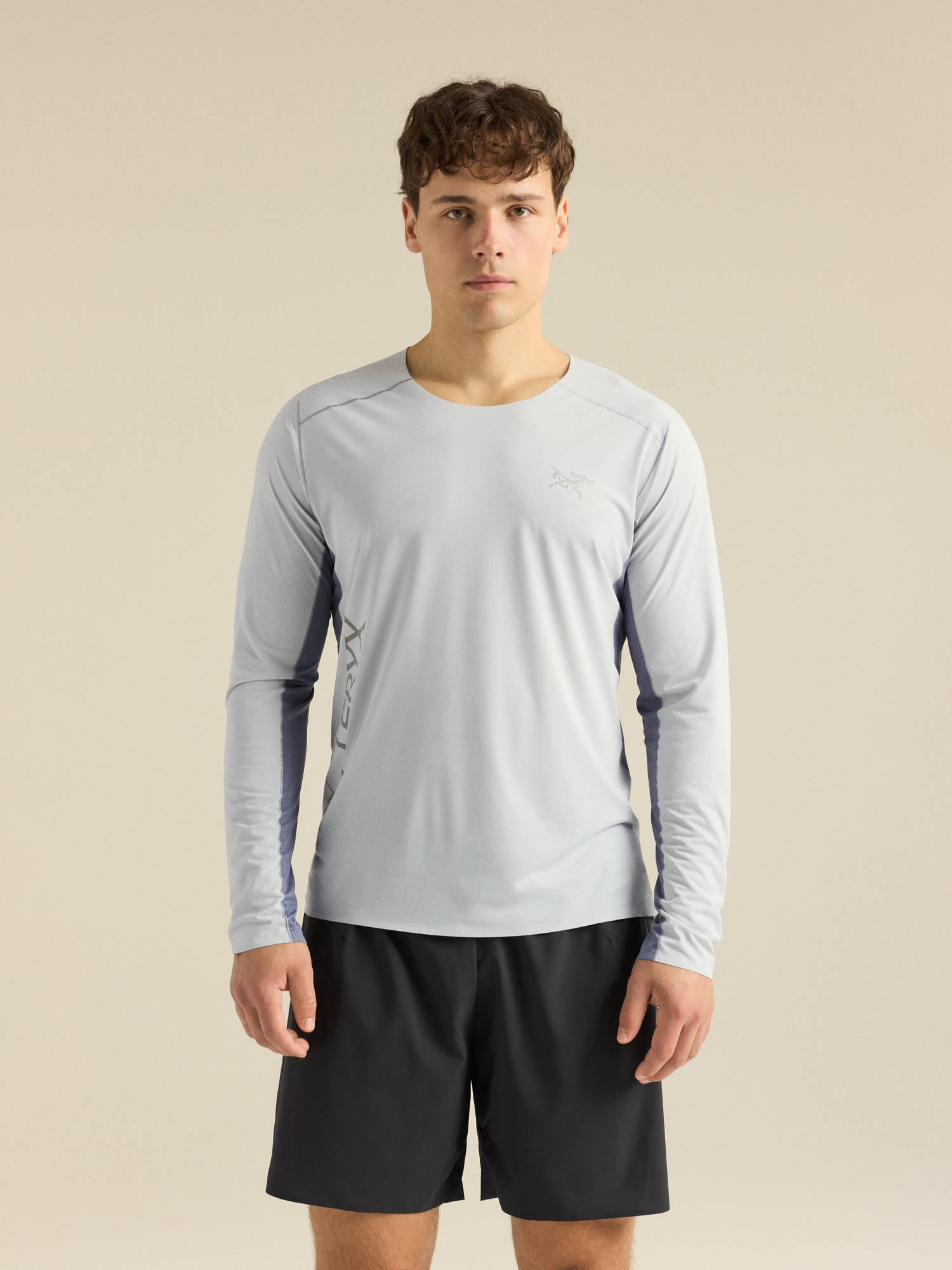 T-shirt à manches longues et logo Downword Norvan Homme