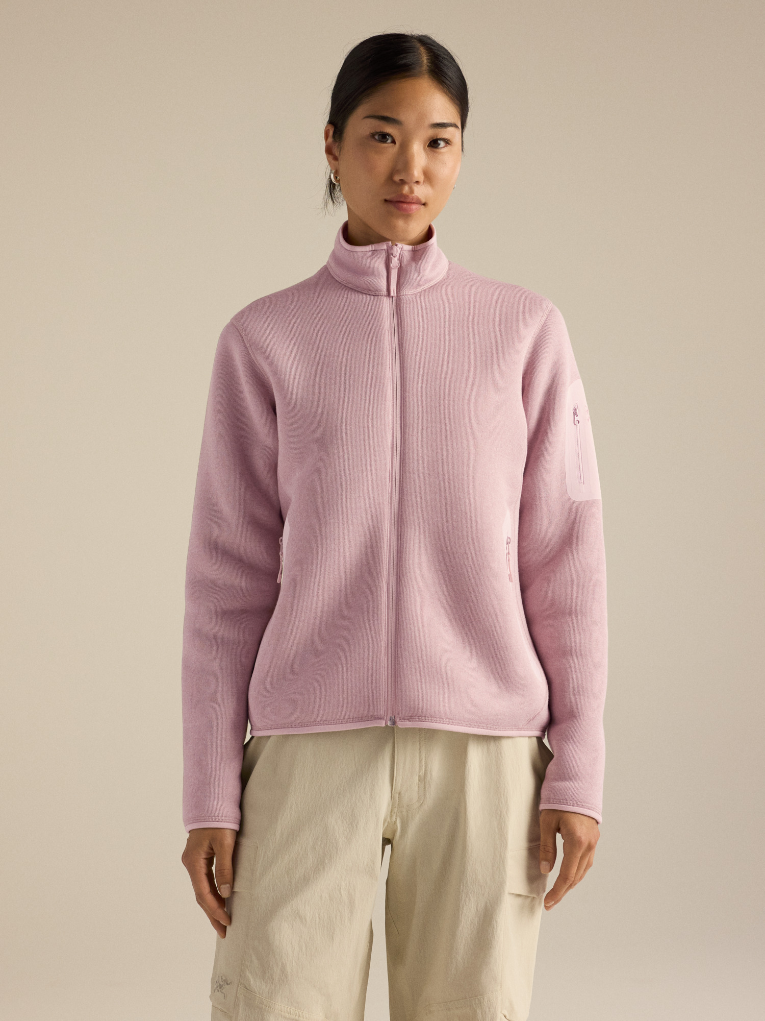 Covert Cardigan Damen Alpine Rose Heather