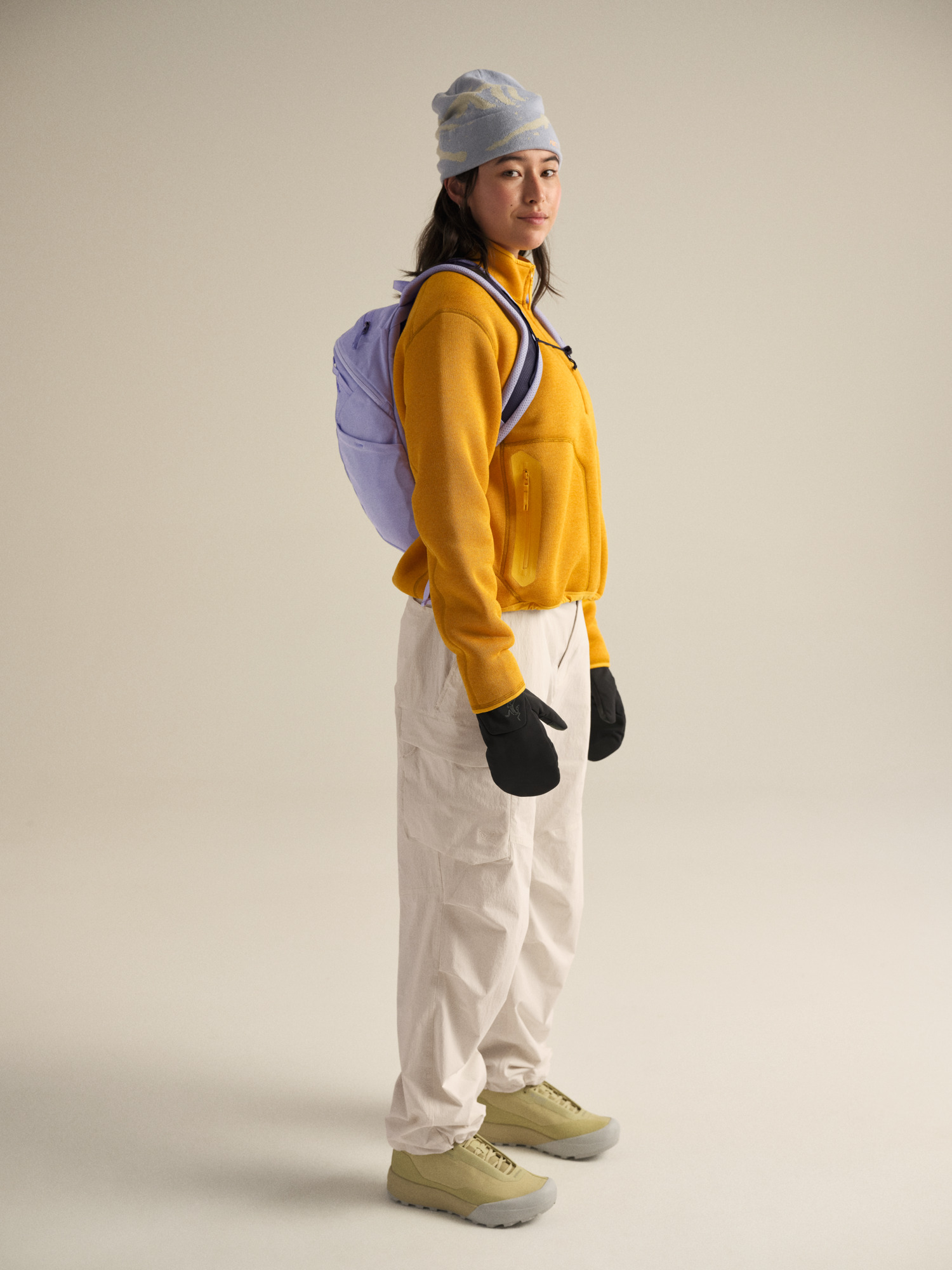 Haut à demi-zip Covert Femme Larch Heather