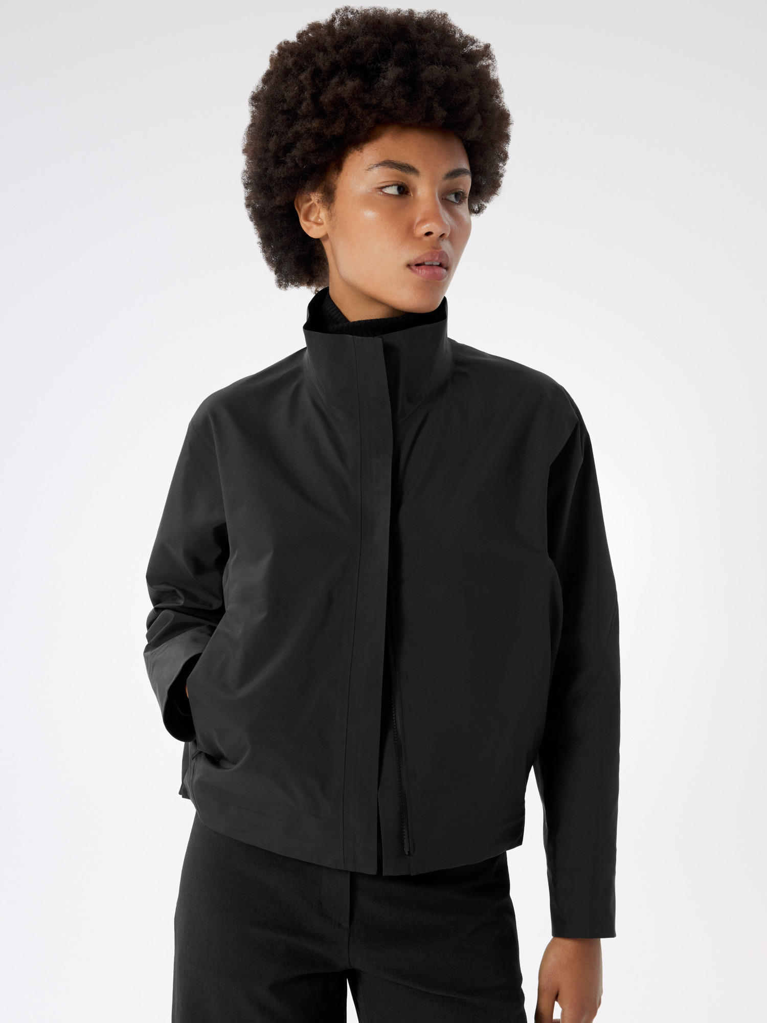 Женская куртка Arc'teryx Centra, цвет: Чёрный — фото 2