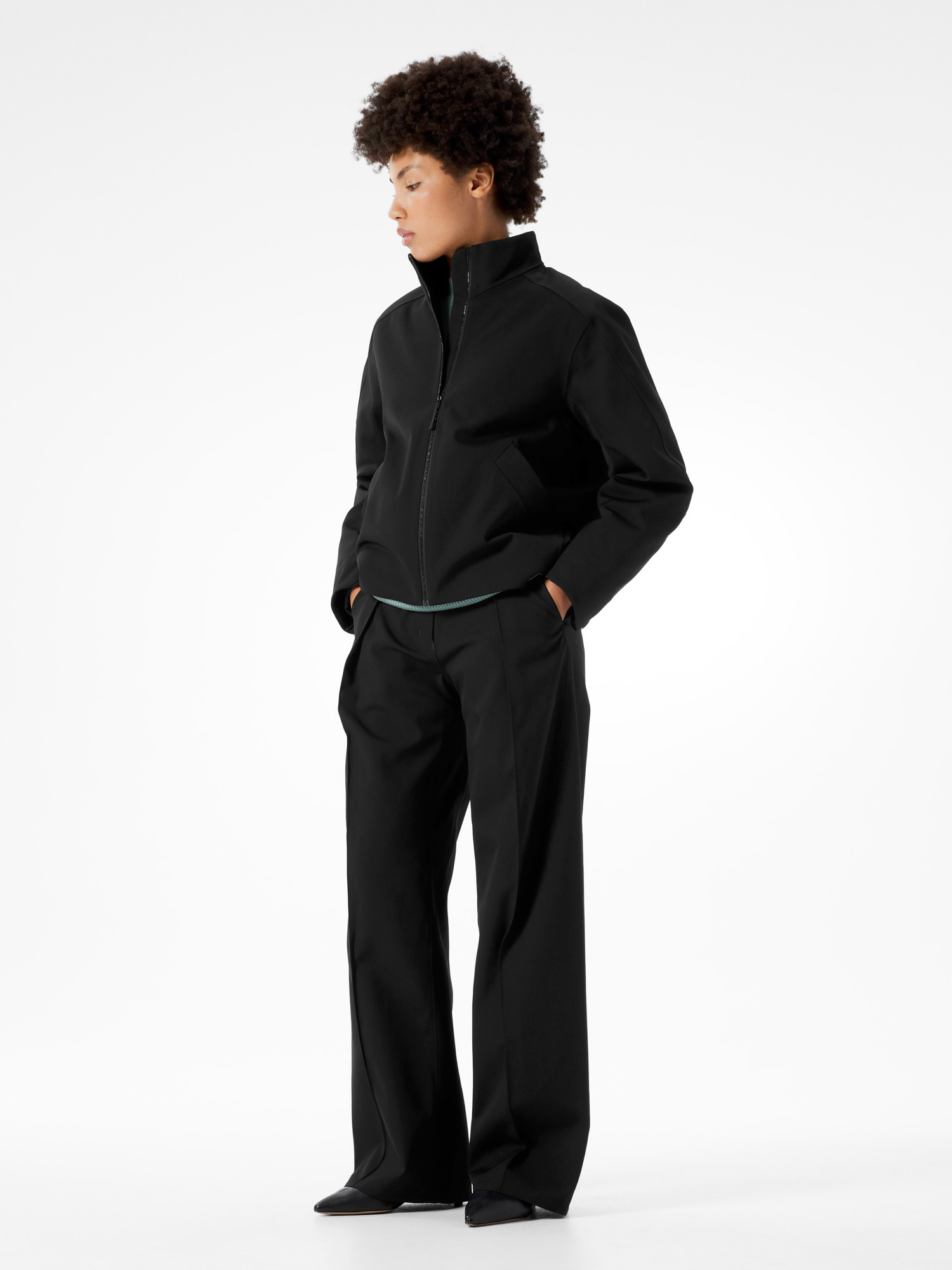 Женская куртка Arc'teryx Cementis Wool Insulated, цвет: Чёрный — фото 3